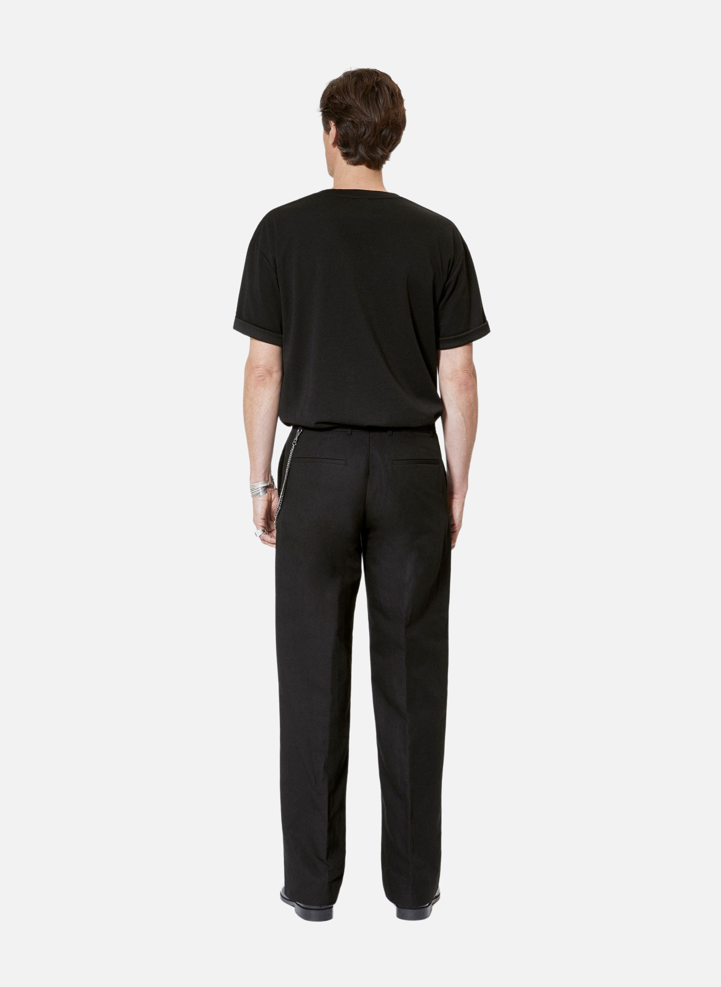 Pantalon large à chaîne THE KOOPLES Noir