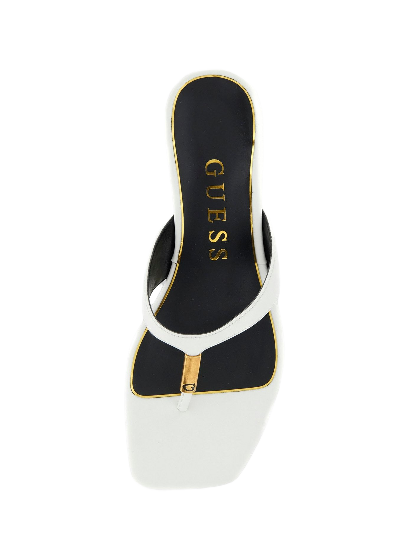 Yaiza leather sandals GUESS White