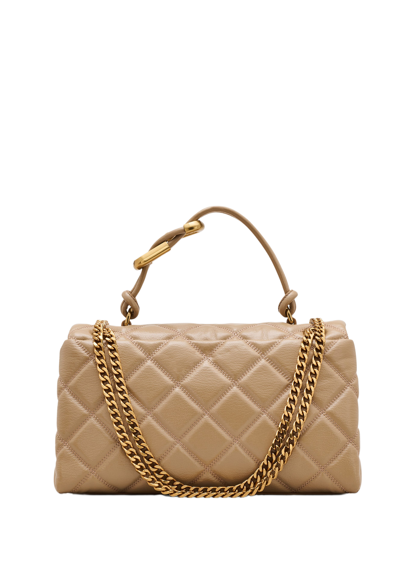 Sac à main Le Quilted Dual Convertible Shoulder Bag MARC JACOBS Marron