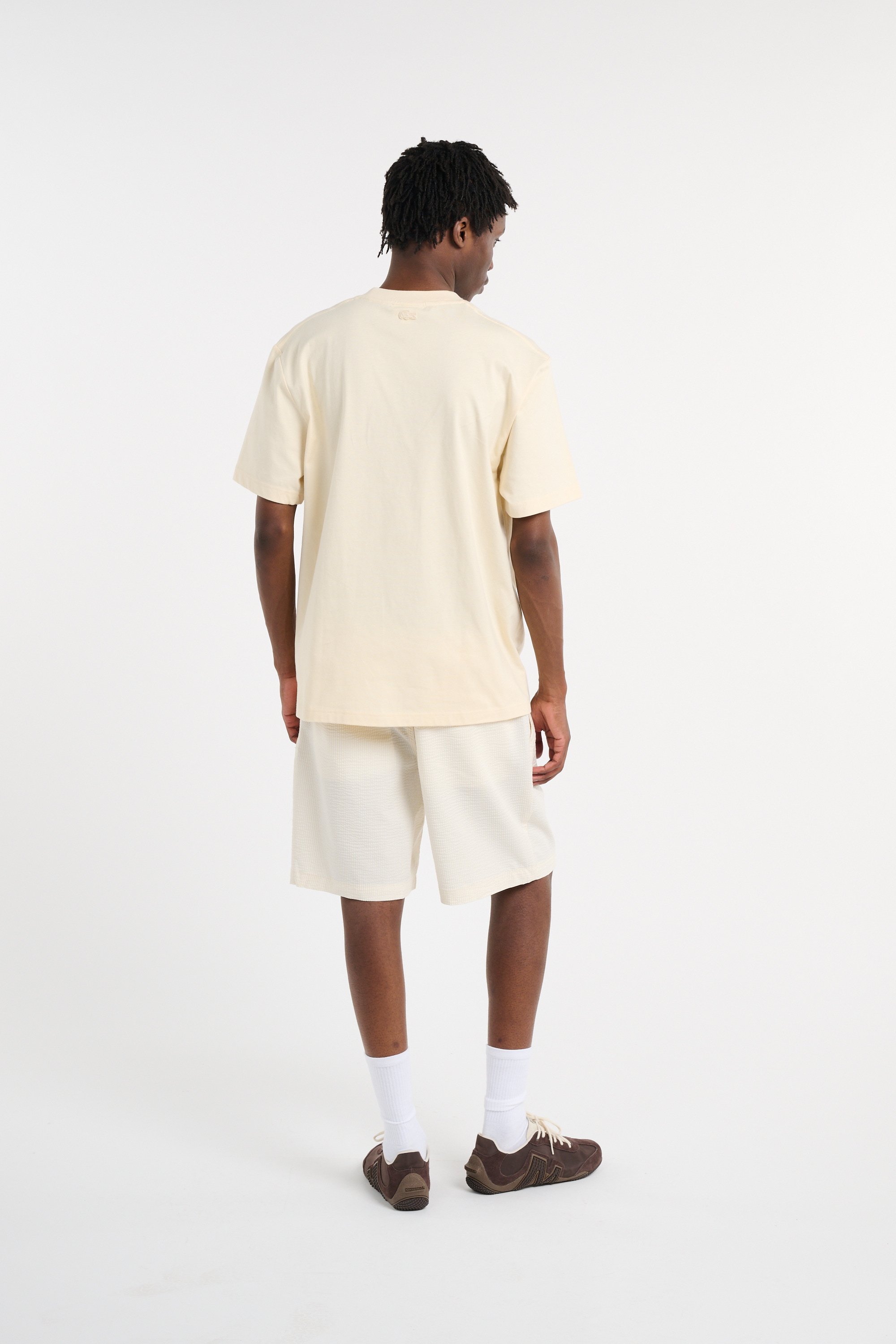 T-shirt tee-shirt LACOSTE Beige
