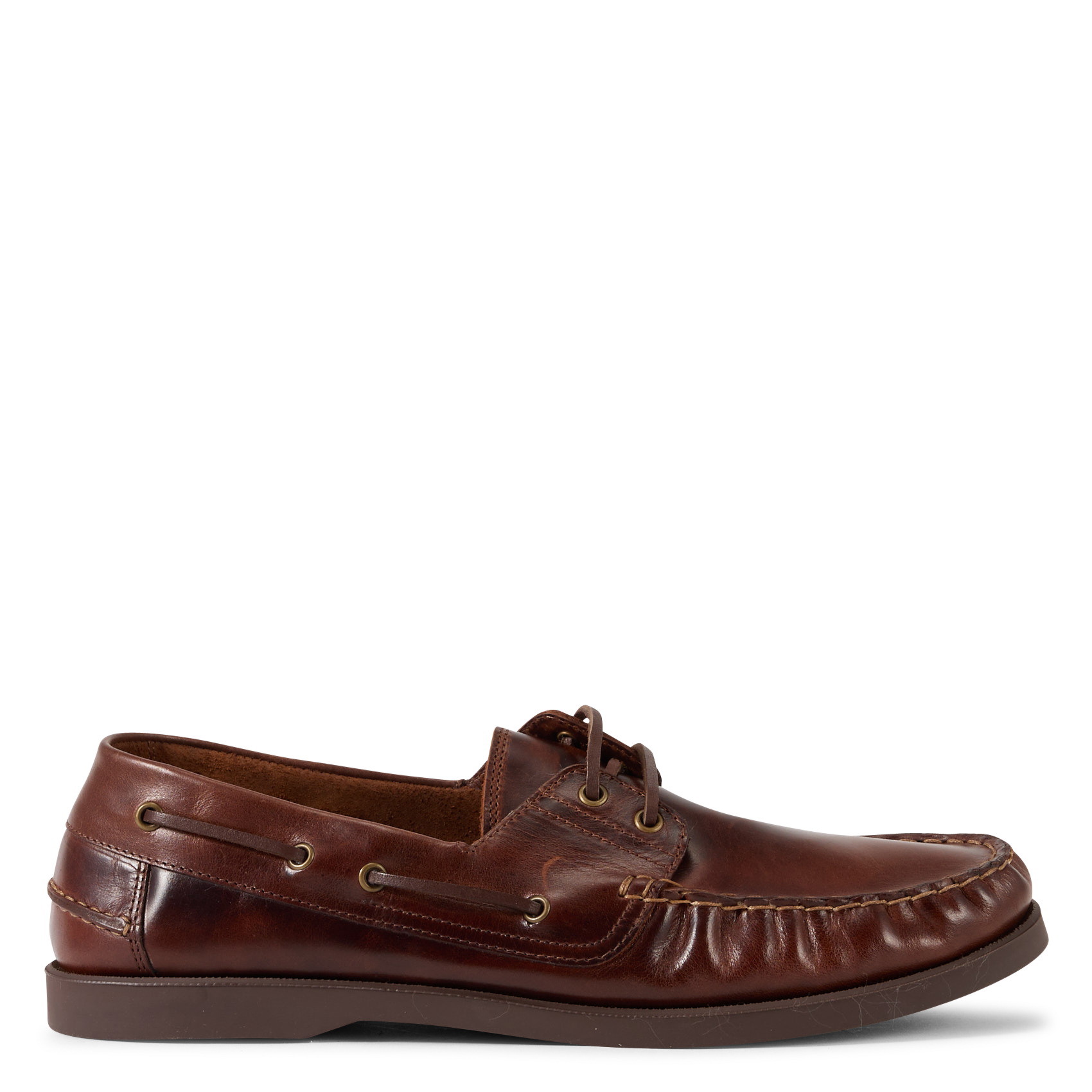 Chaussures bateau en cuir lucca BOBBIES Marron