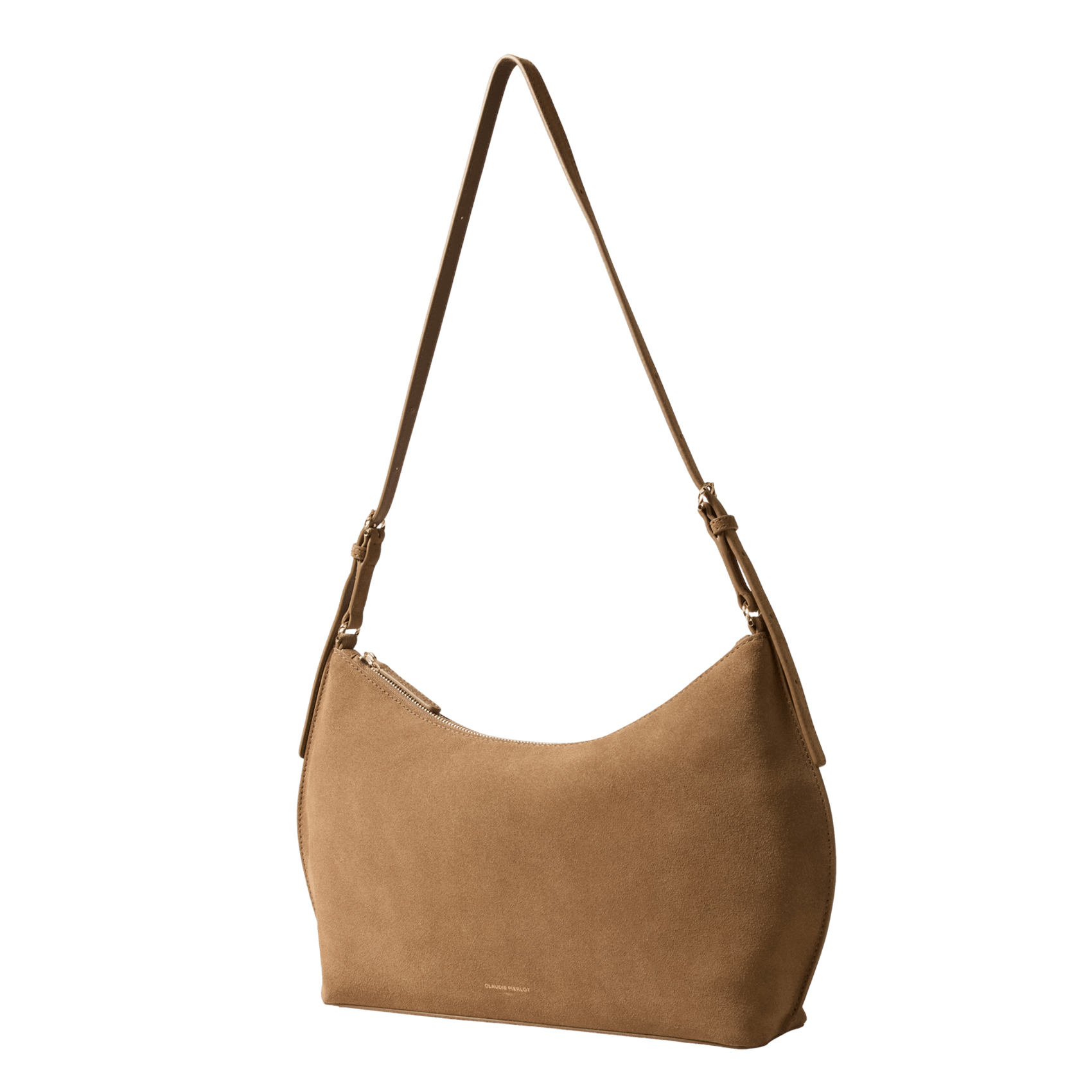 Sac épaule en cuir CLAUDIE PIERLOT Beige