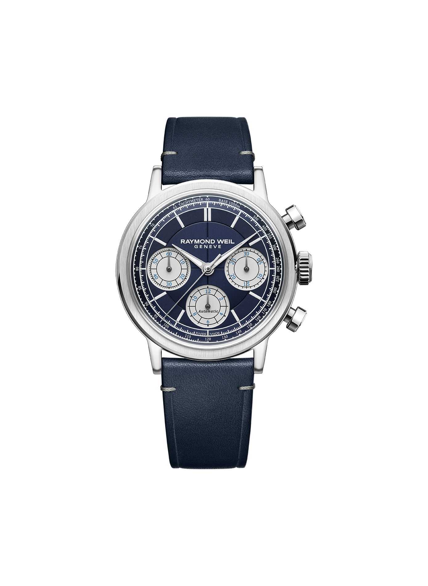 Montre automatique Millesime Chronographe en cuir