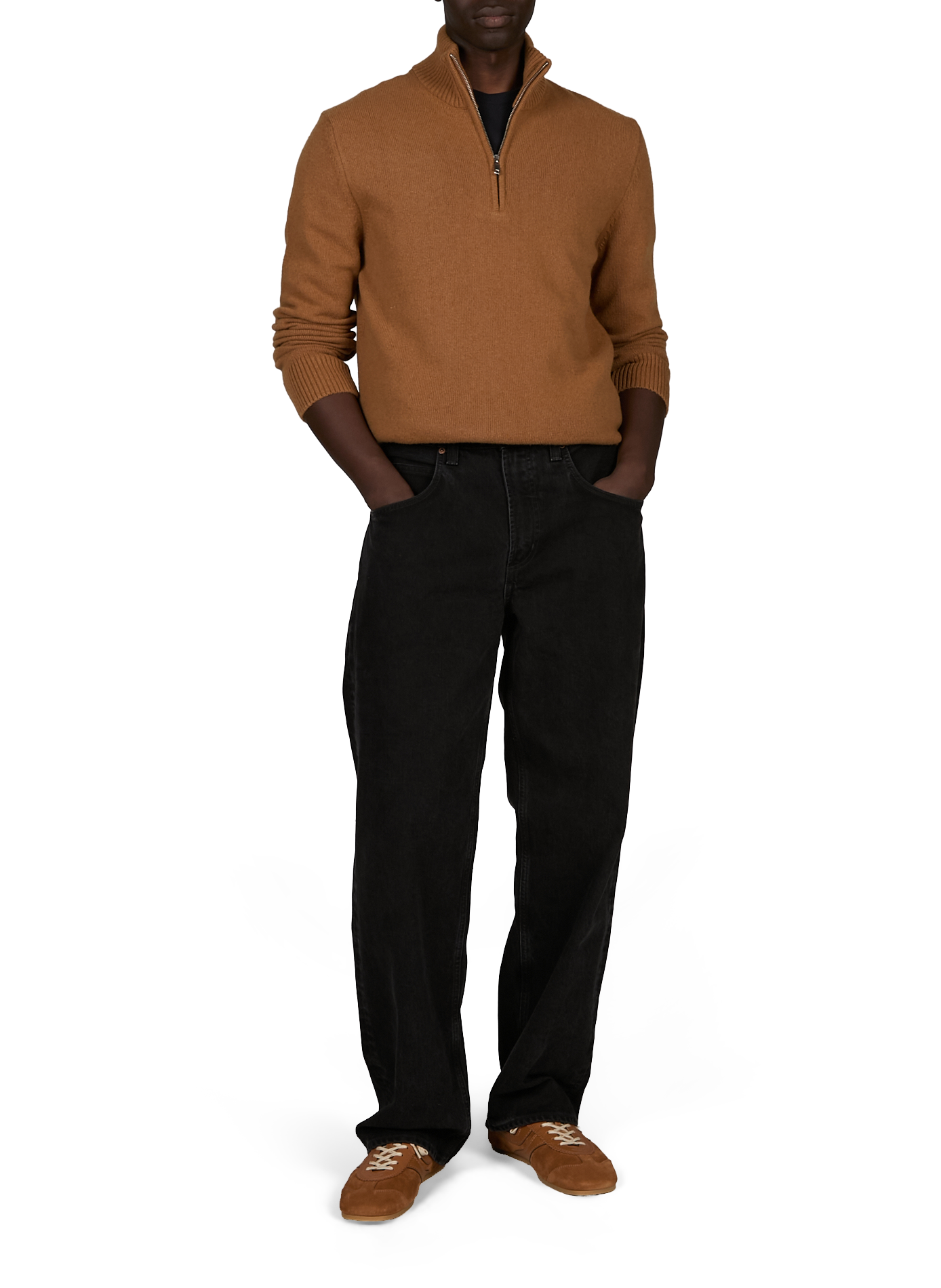 Knit Gefil Sweater AU PRINTEMPS PARIS Brown