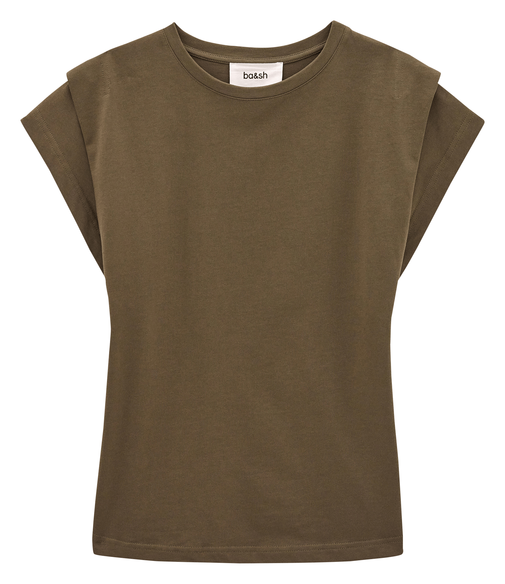 Tee-shirt manches courtes pio BA&SH Marron