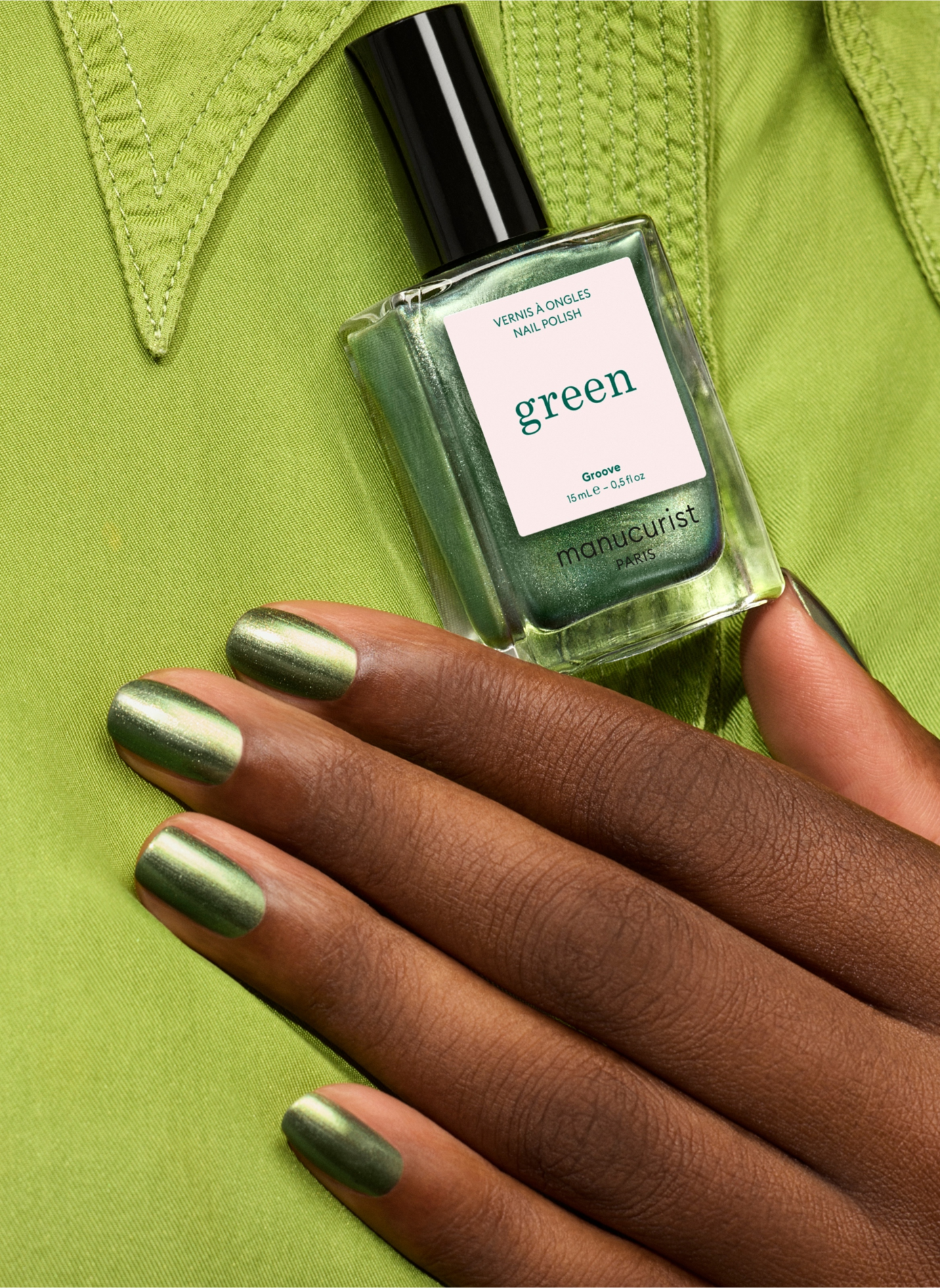 Nagellack Grün - Groove MANUCURIST Vert nacré