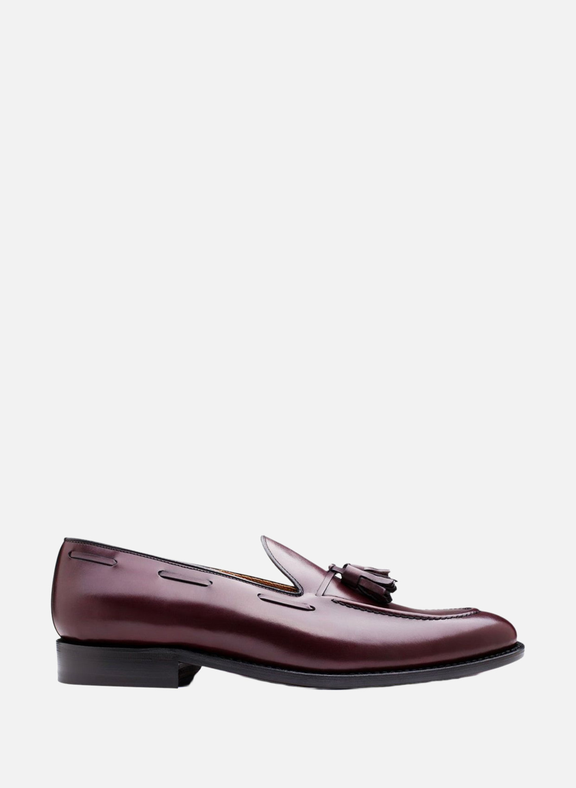 Mocassins cuir olden FINSBURY Rouge