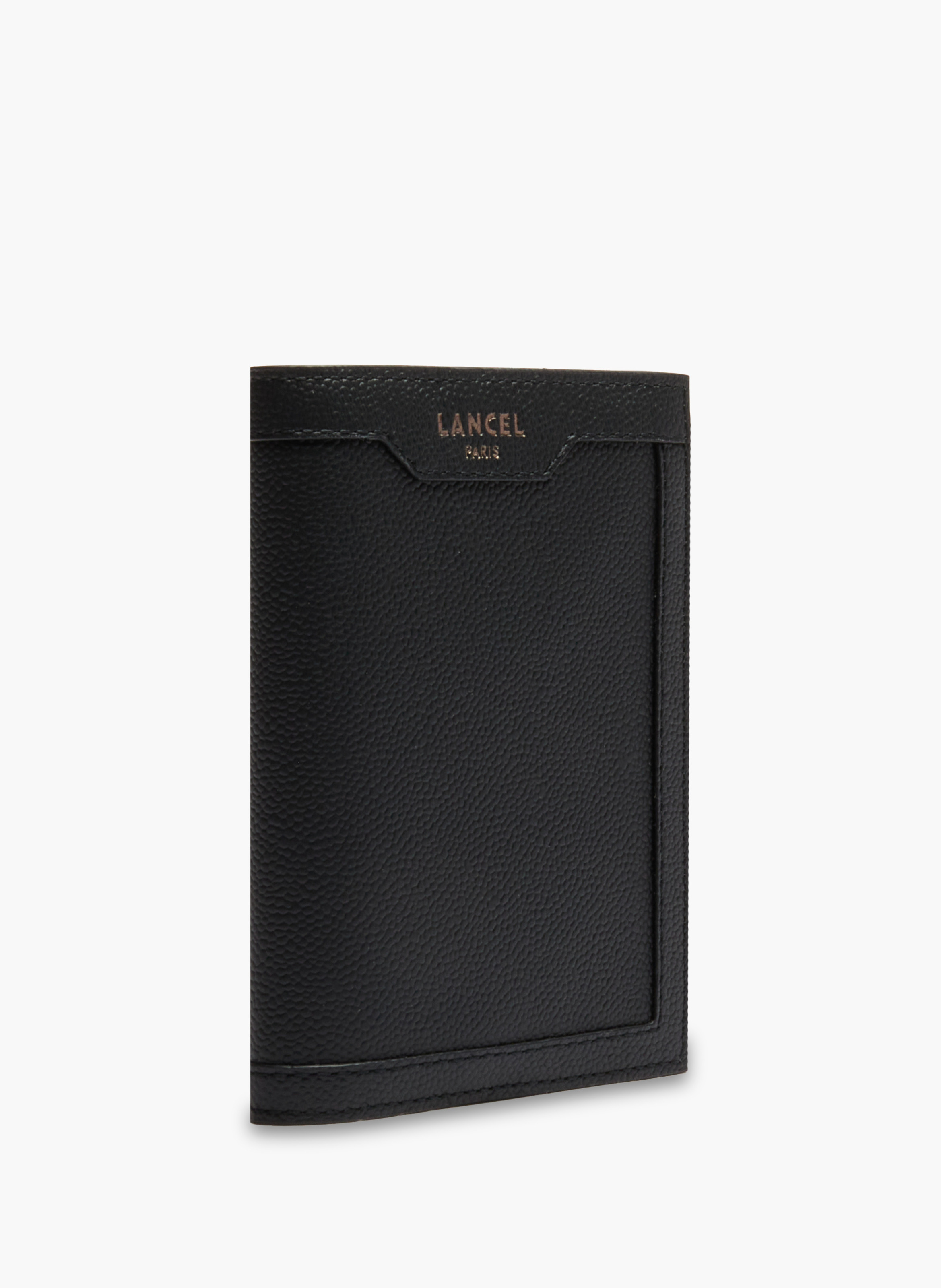 Porte-passeport charlie de lancel en cuir LANCEL Noir
