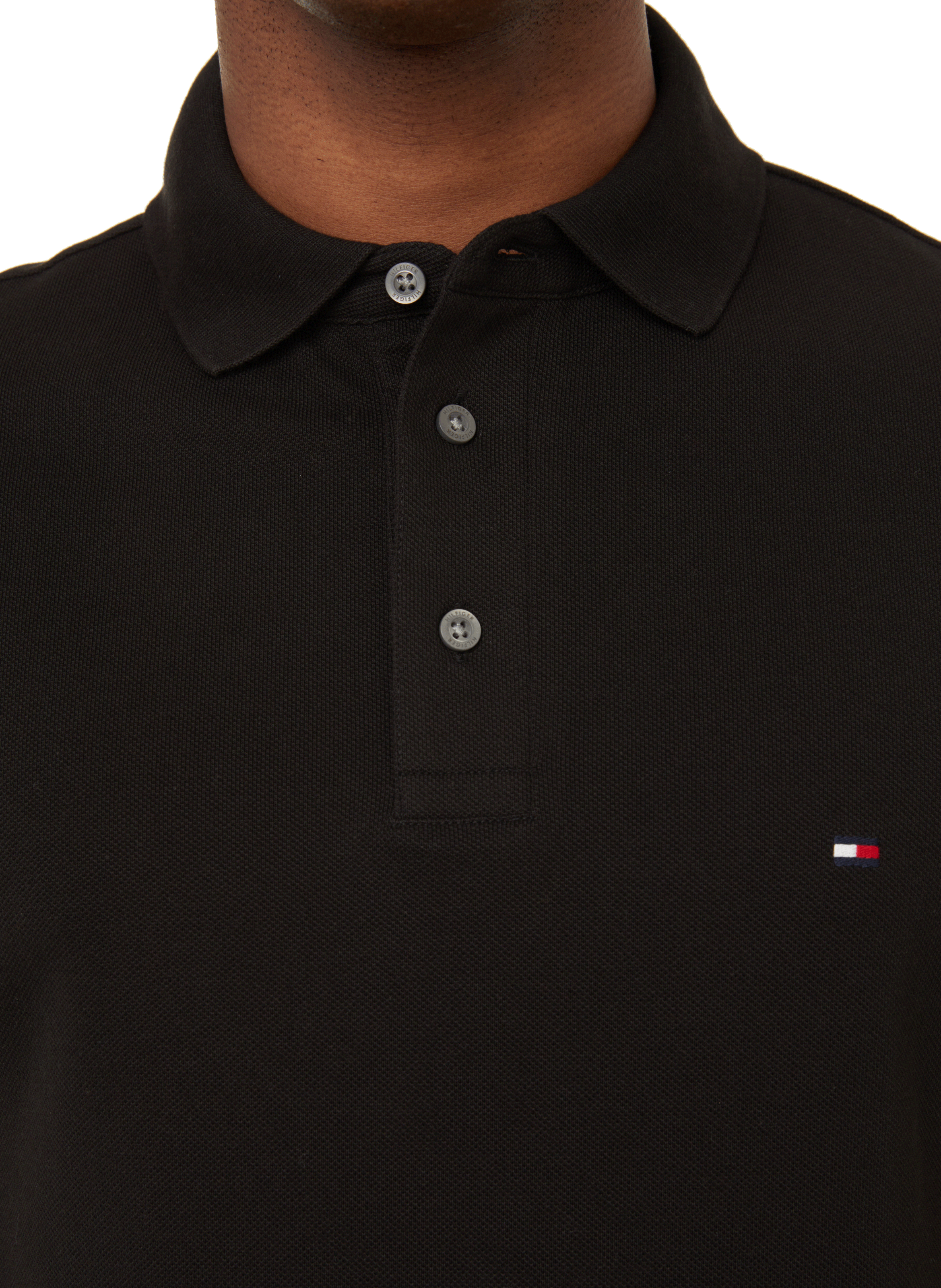 Iconic 1985 organic cotton polo shirt TOMMY HILFIGER Black