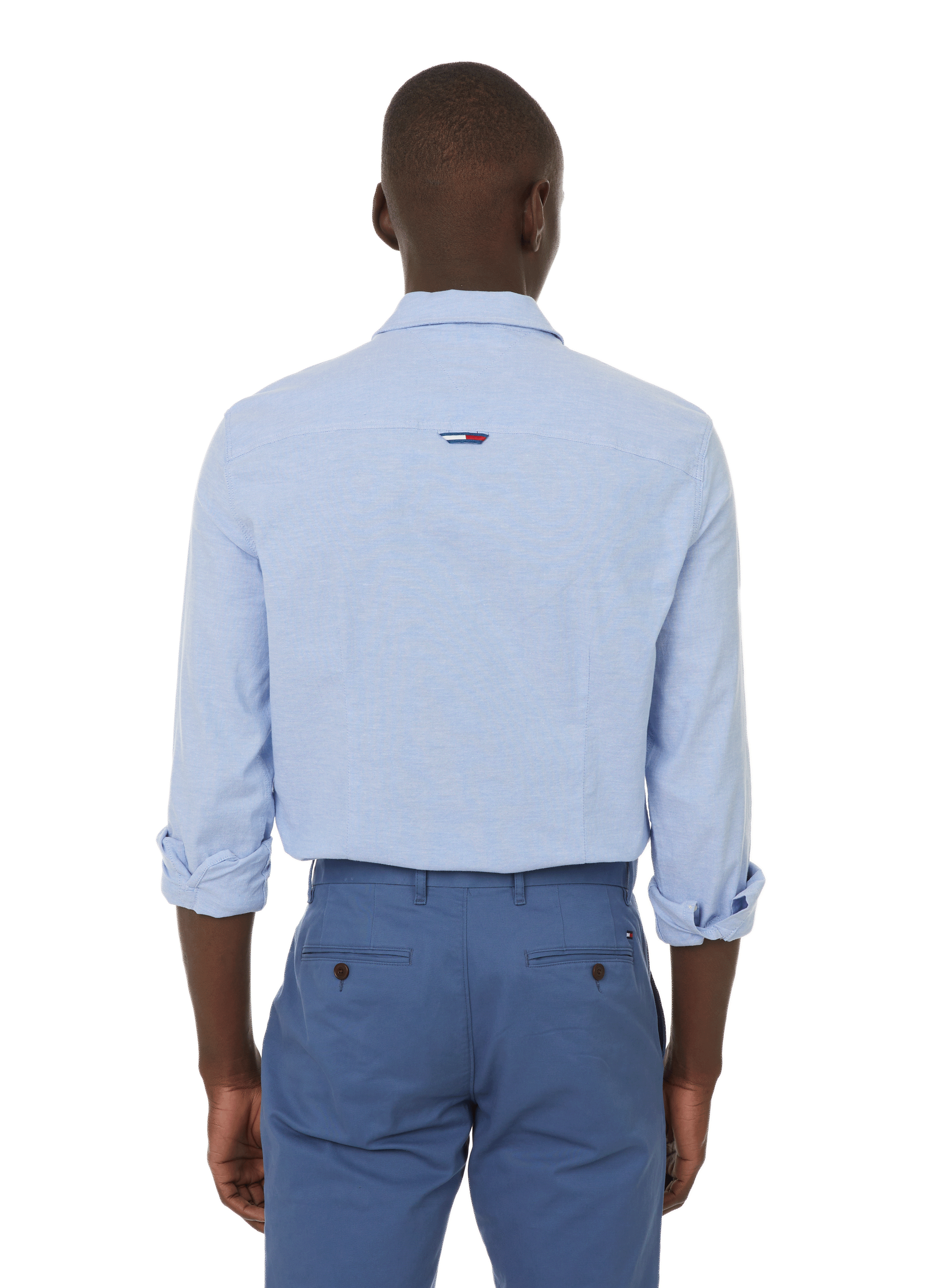 Organic cotton shirt TOMMY HILFIGER Blue