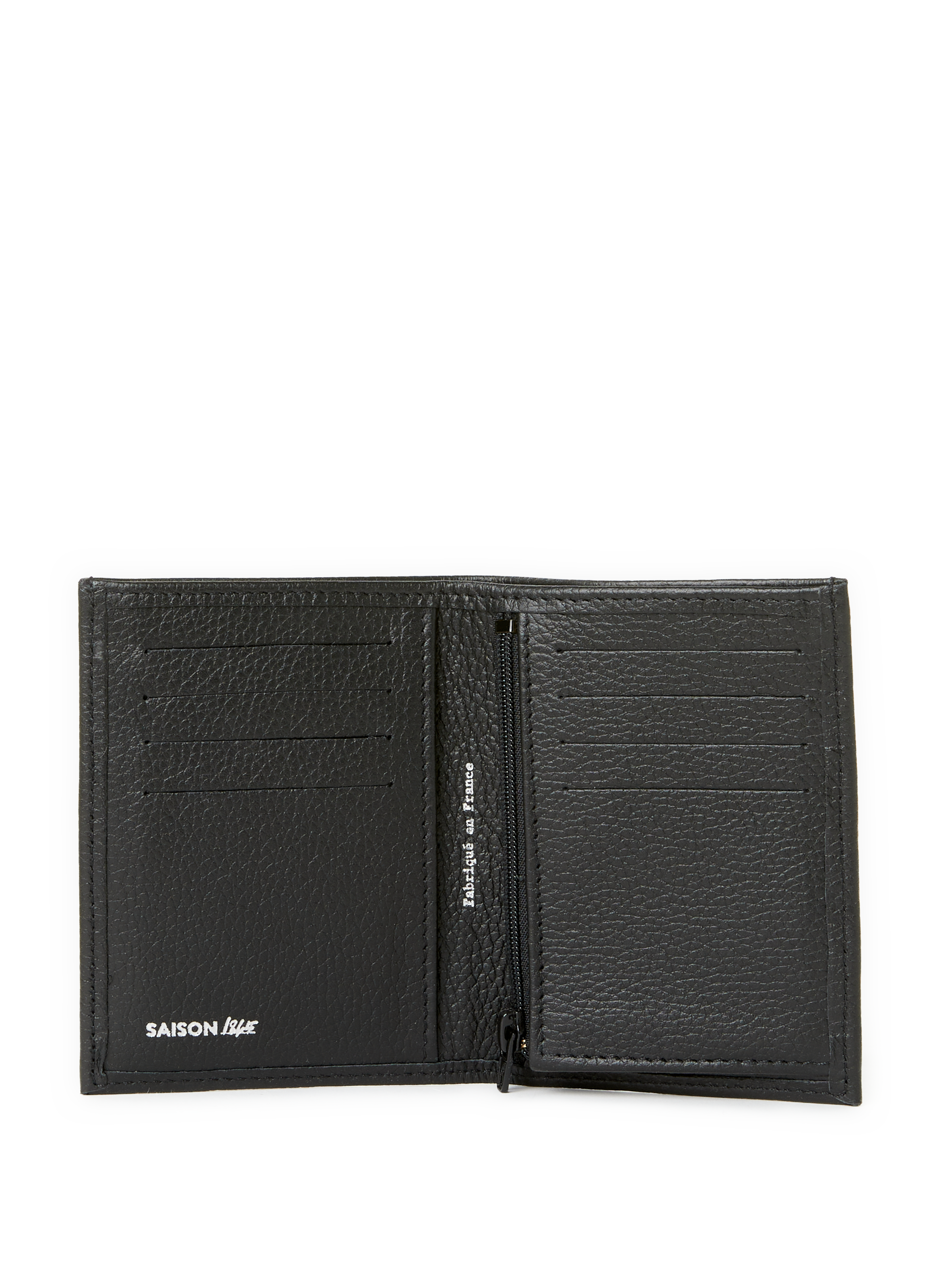  Leather wallet SAISON 1865 Black
