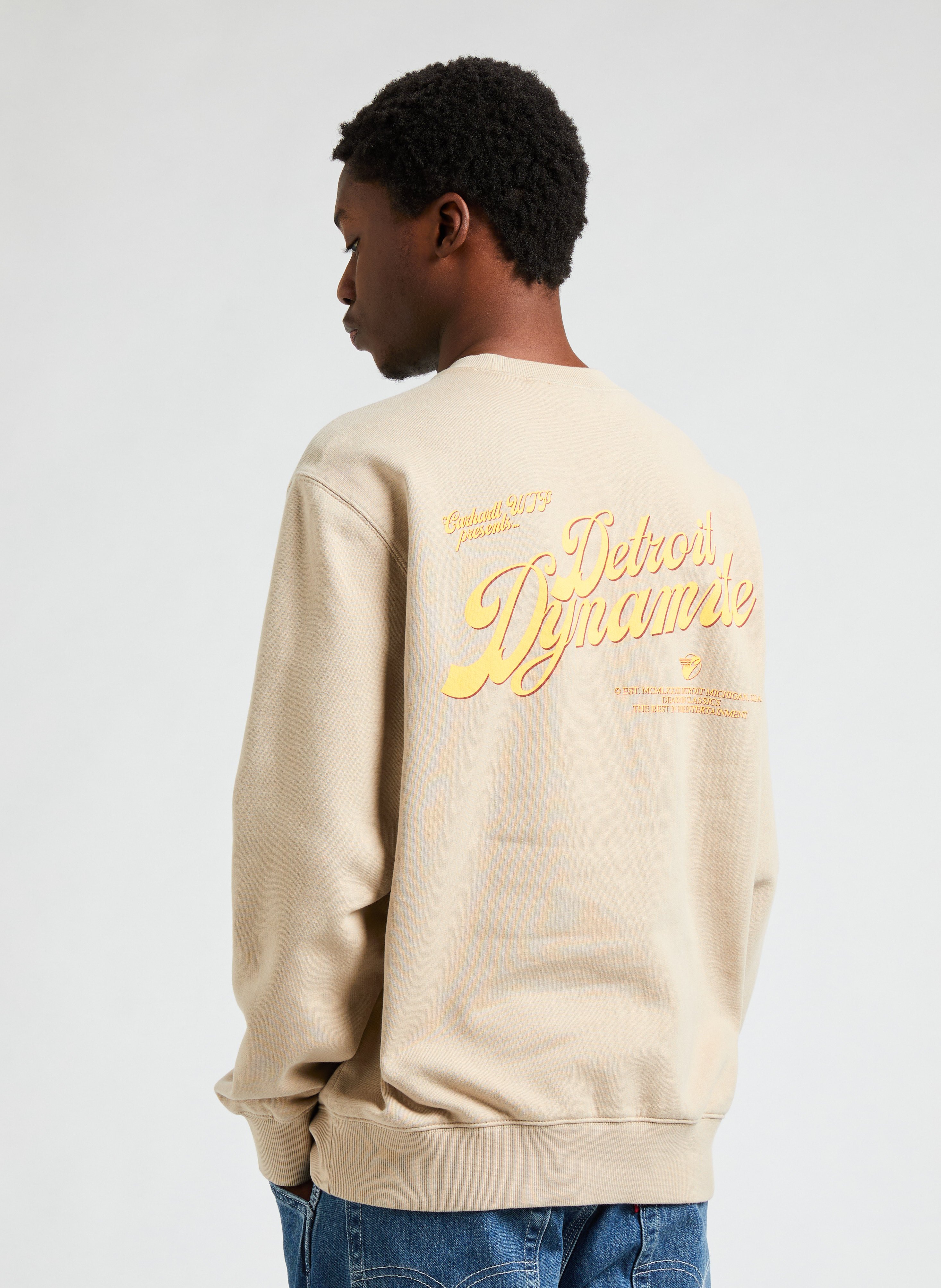 Cotton sweatshirt CARHARTT WIP Beige