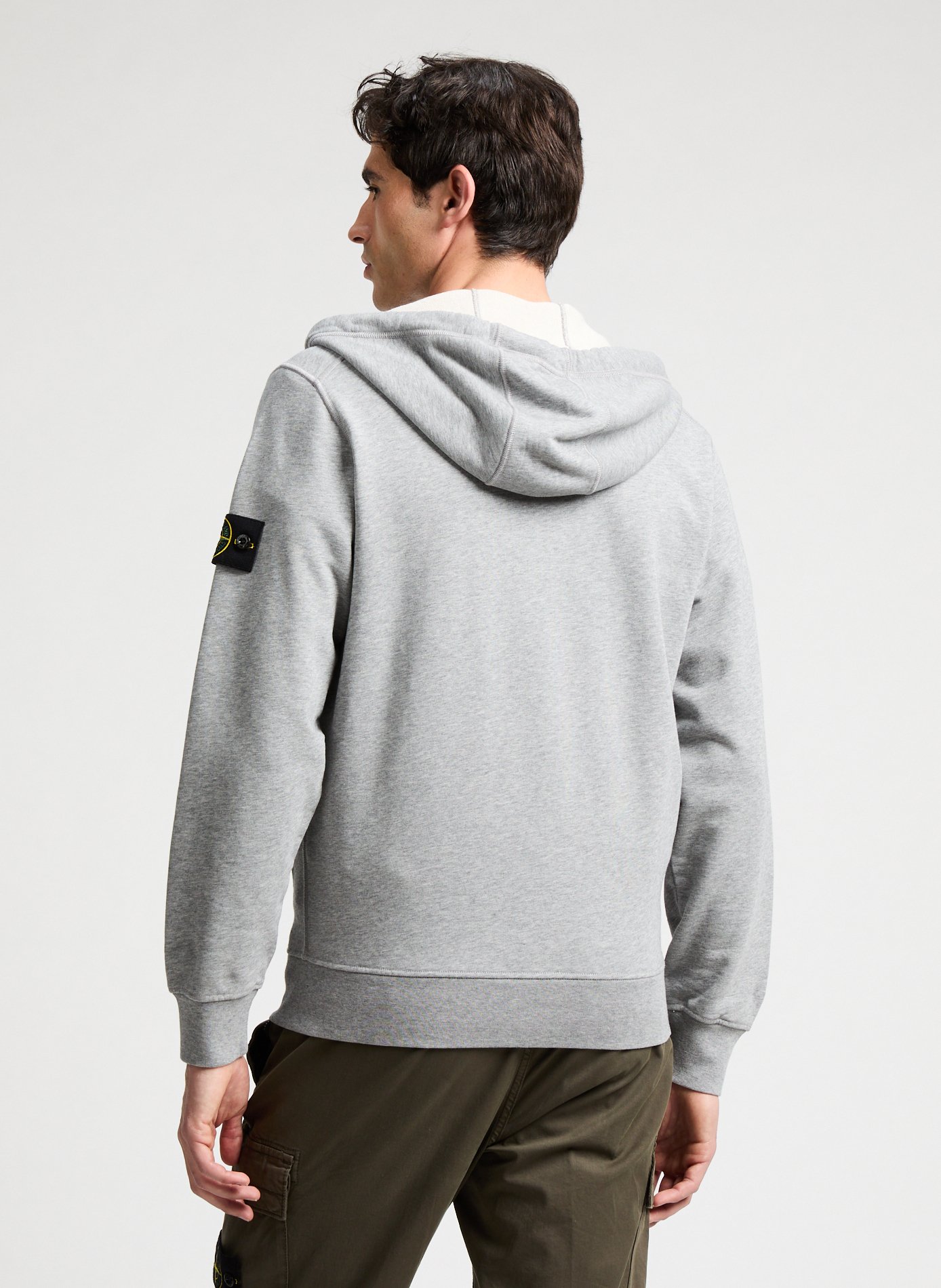 Sweatshirt en coton STONE ISLAND Gris