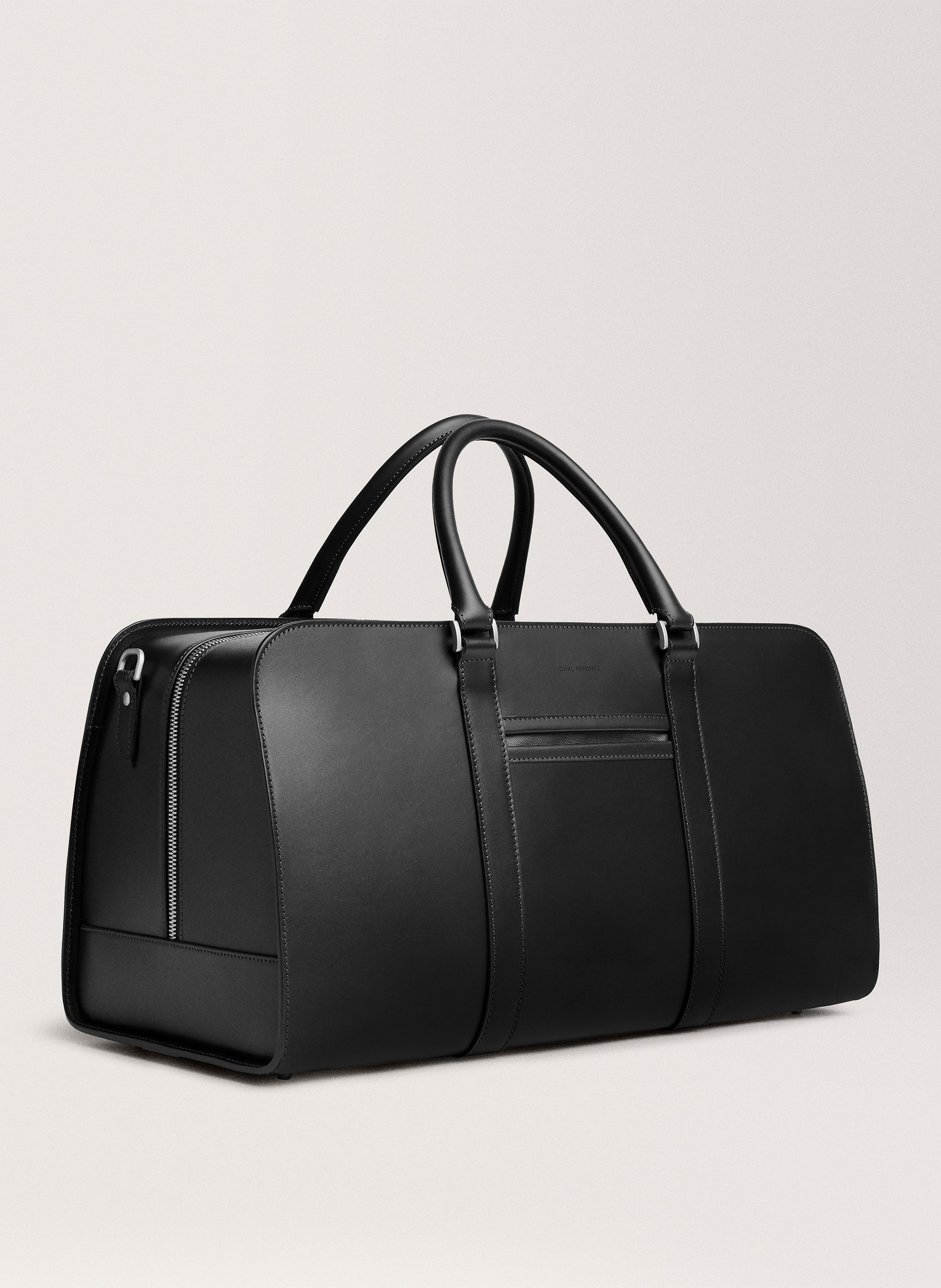 Sac de voyage 'palissy weekend' en cuir vachetta CARL FRIEDRIK Noir
