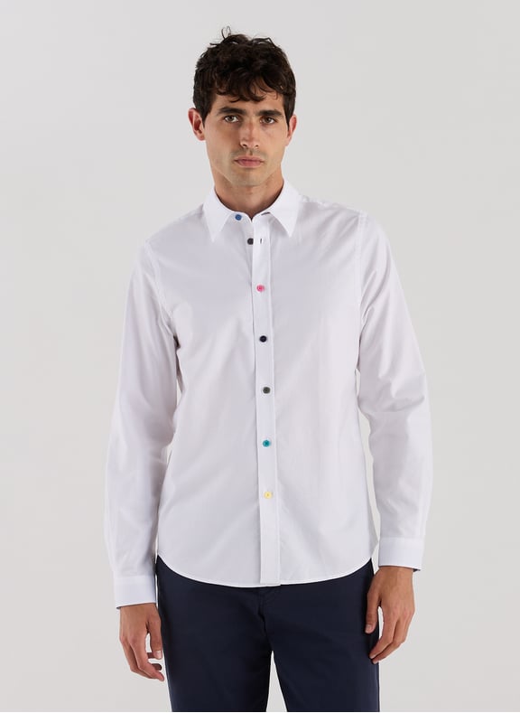 Cotton shirt White by PAUL SMITH PAUL SMITH Cotton shirt White