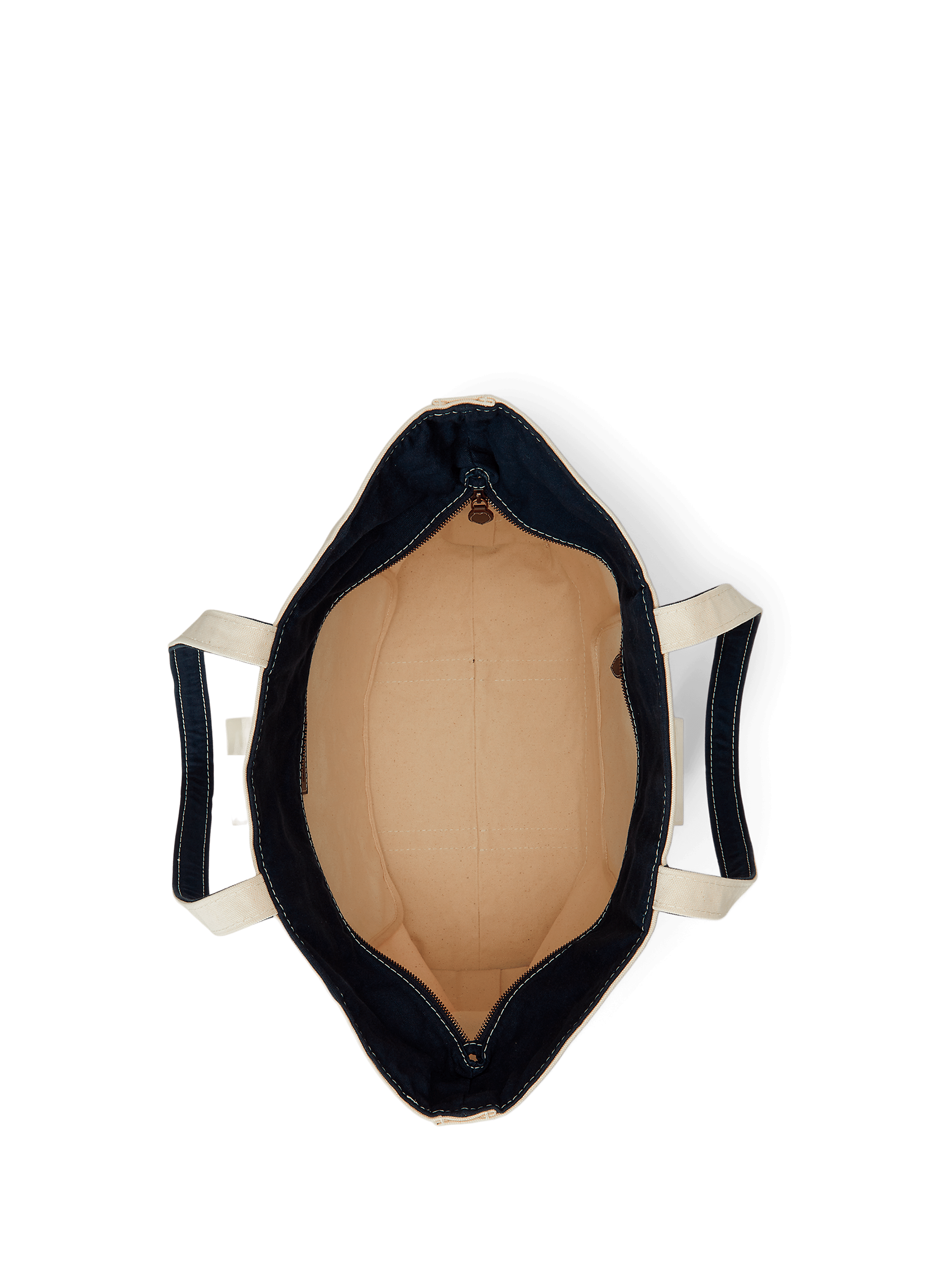 Tote bag en coton POLO RALPH LAUREN Beige