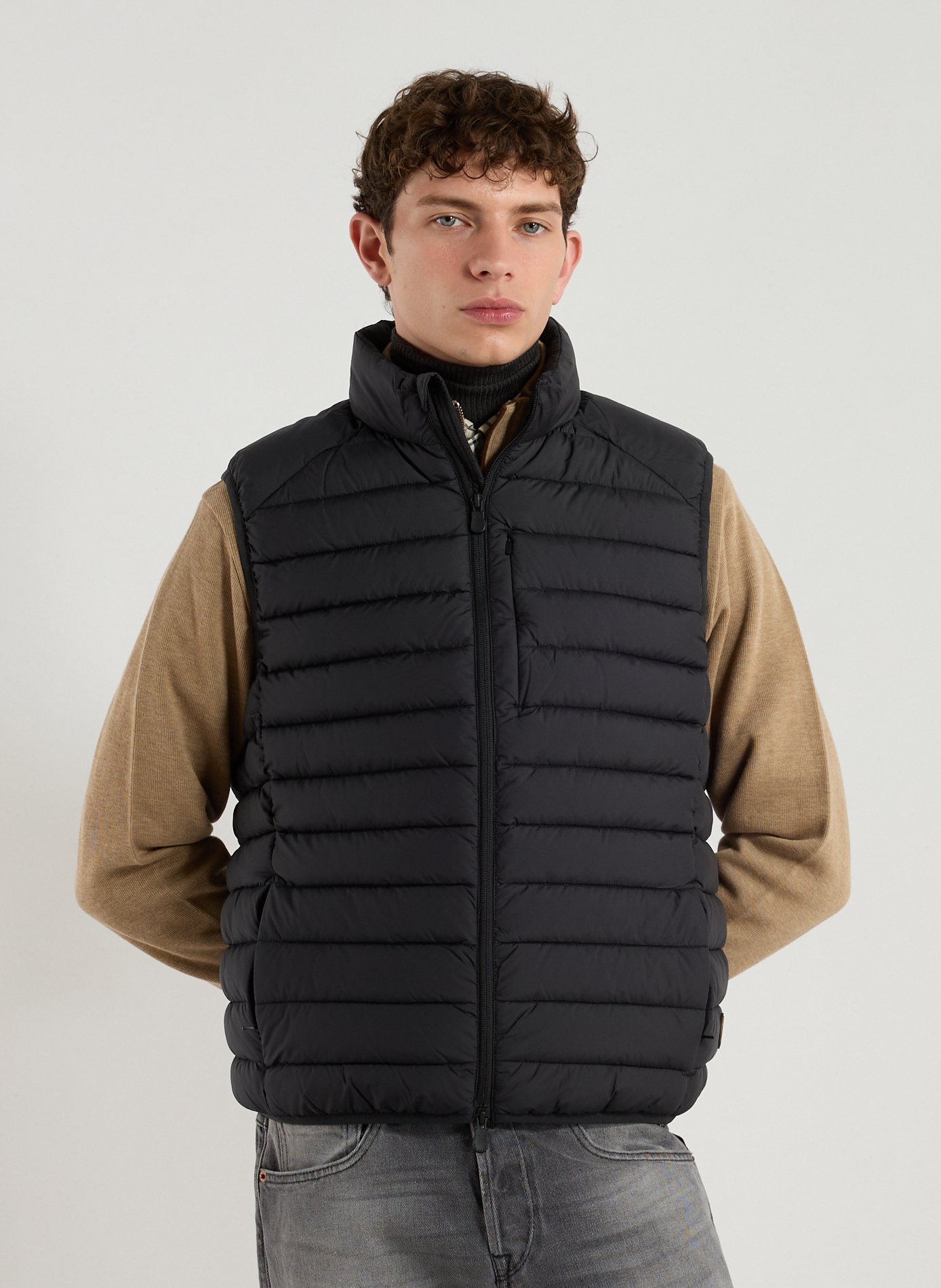 SAVE THE DUCK Quilted Sleeveless Puffer Jacket Black