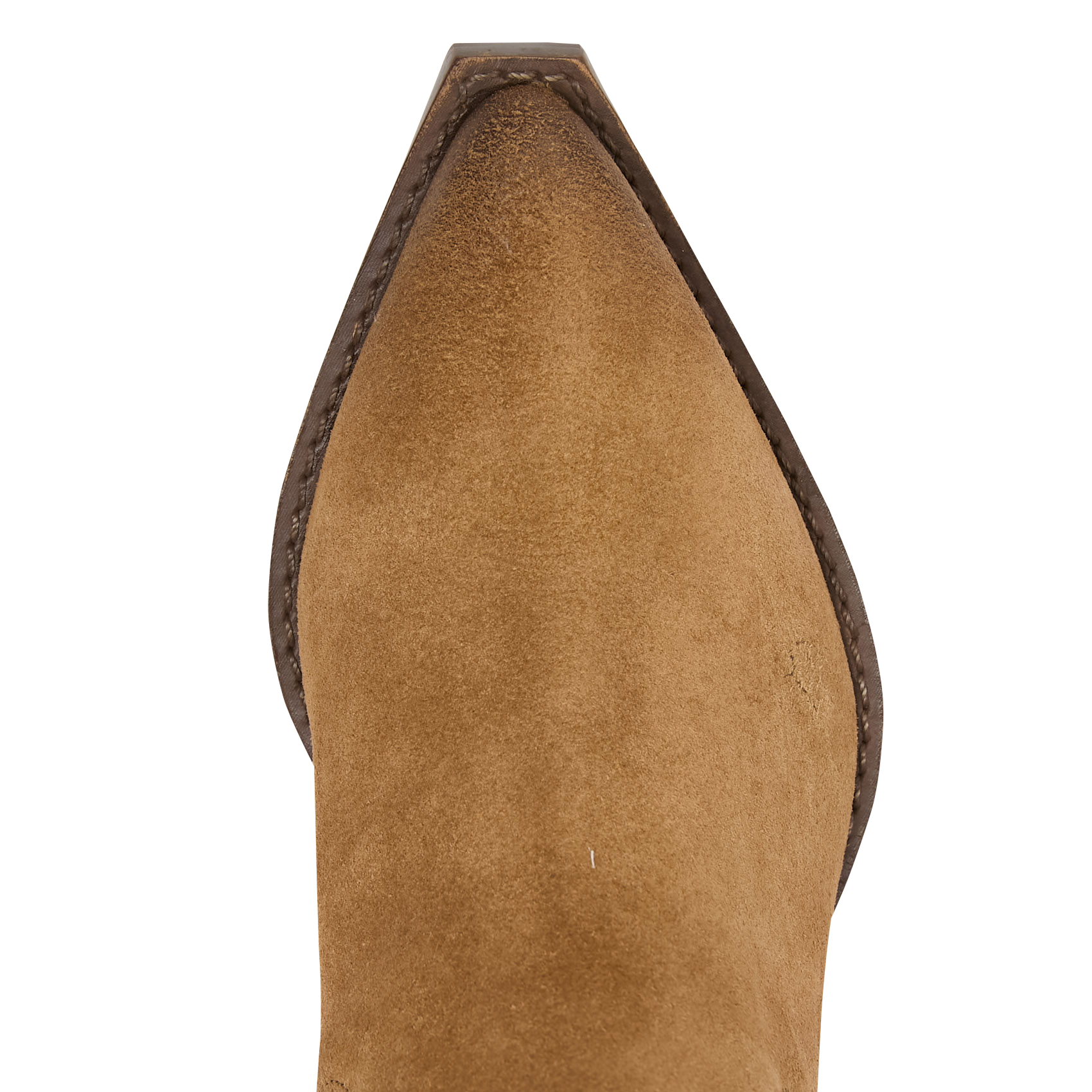 Bottines à talons en cuir IKKS Beige