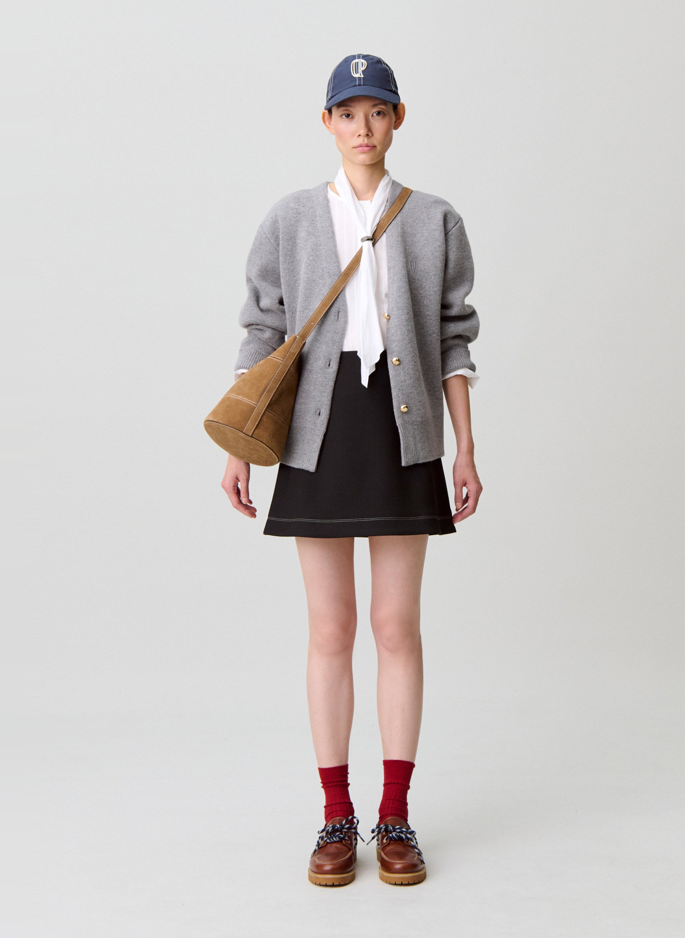 Jupe courte évasée CLAUDIE PIERLOT Noir