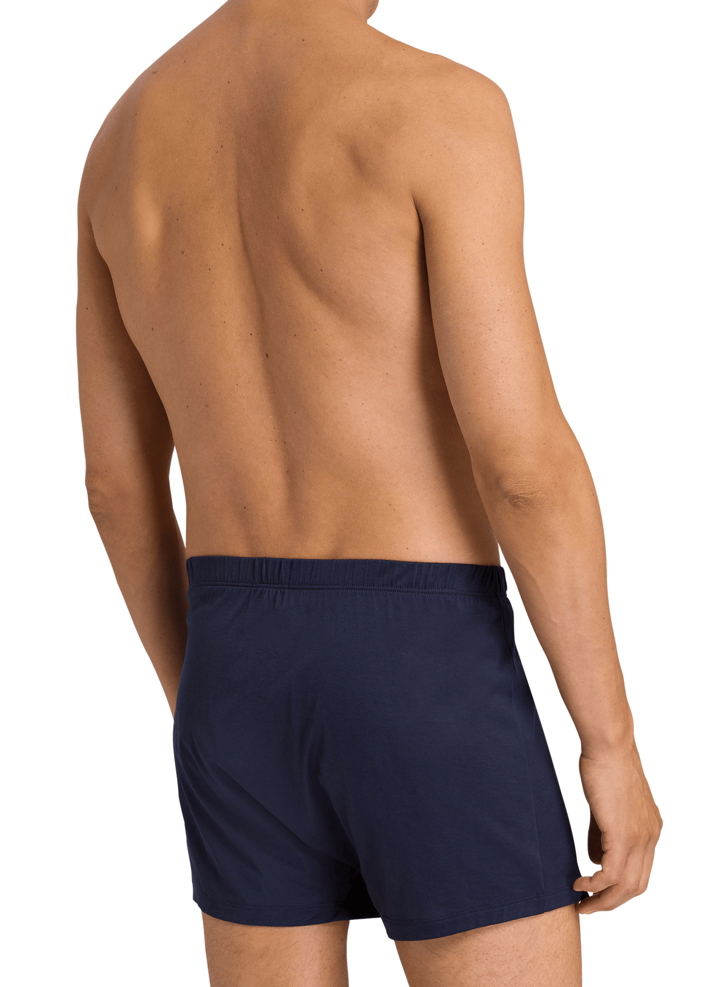 Cotton boxer shorts HANRO Blue