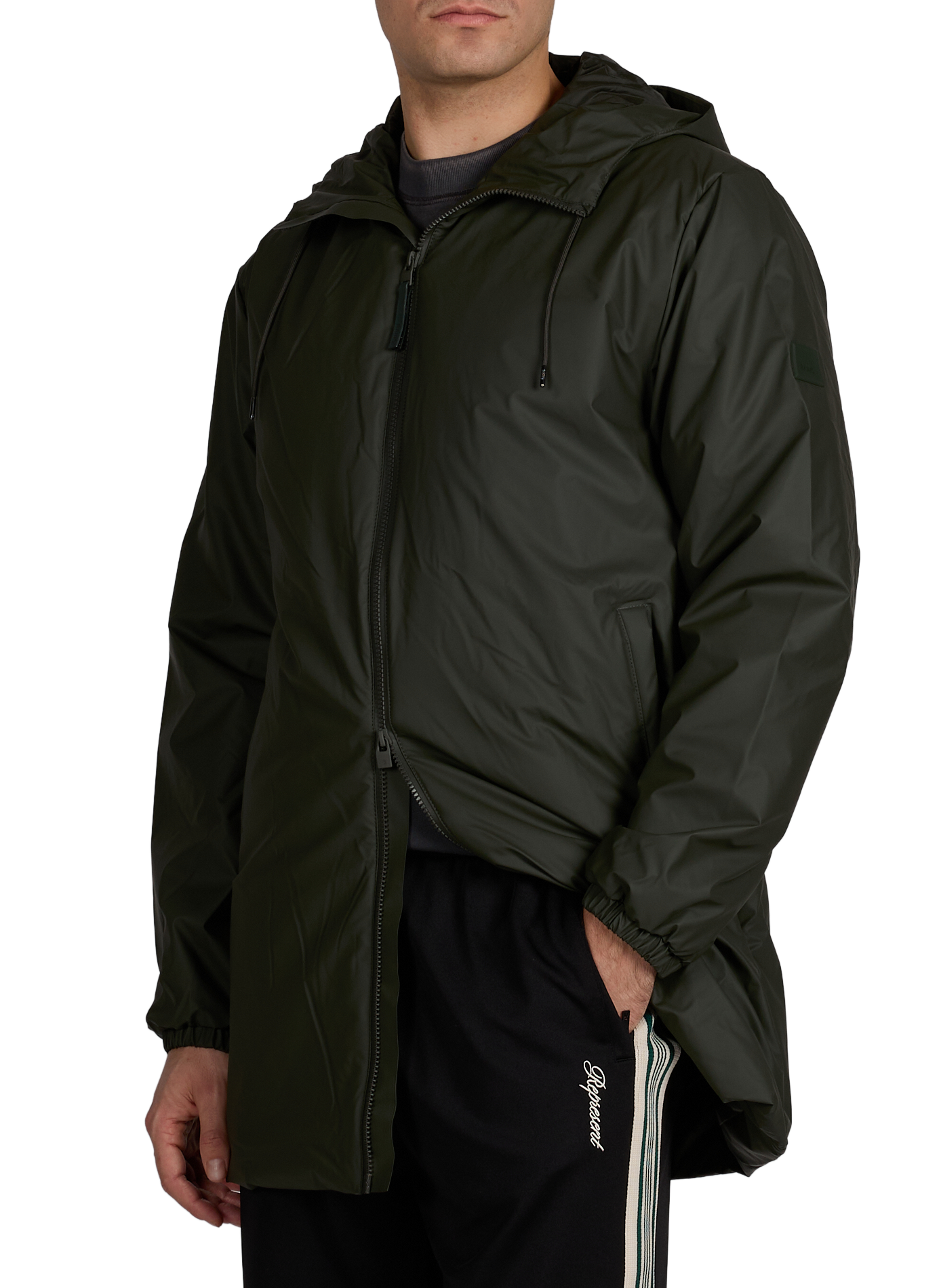 Solid Raincoat RAINS Khaki
