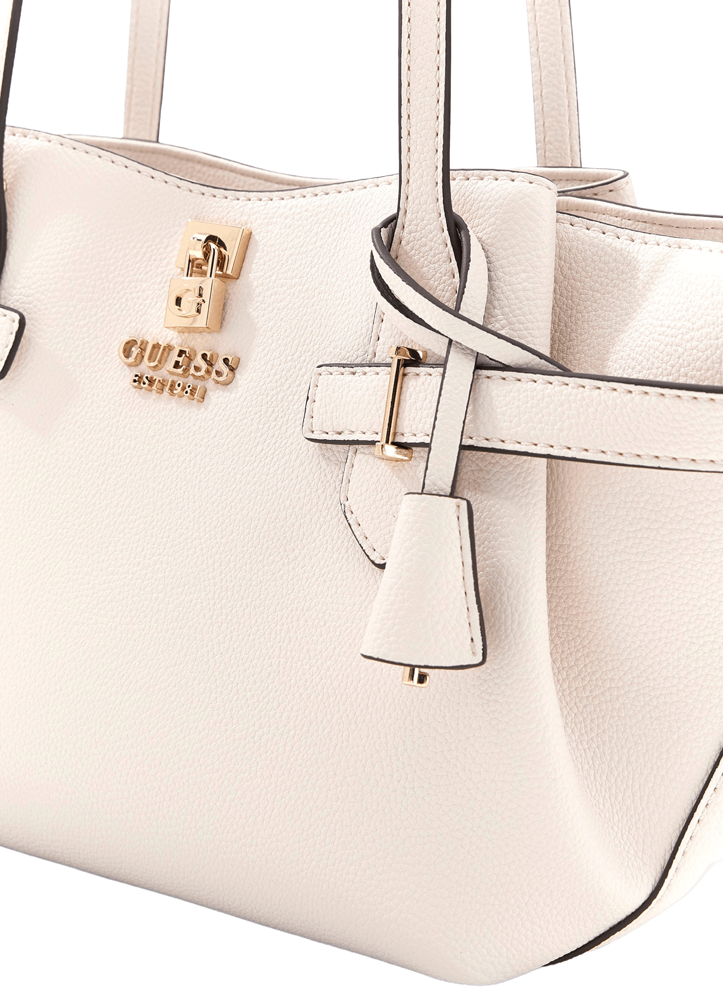 Sac porté épaule effet cuir GUESS Beige