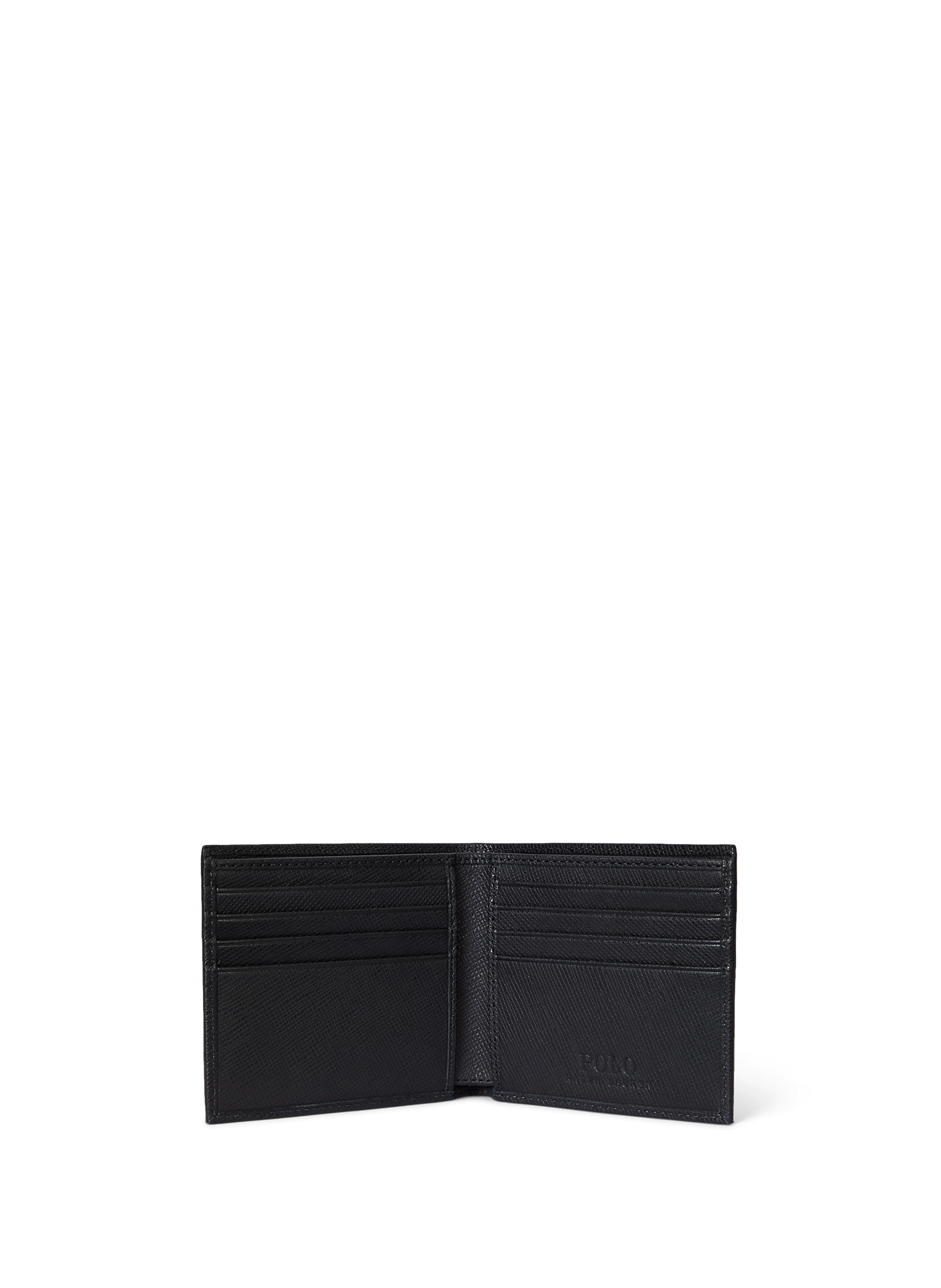 Cow leather card holder POLO RALPH LAUREN Brown