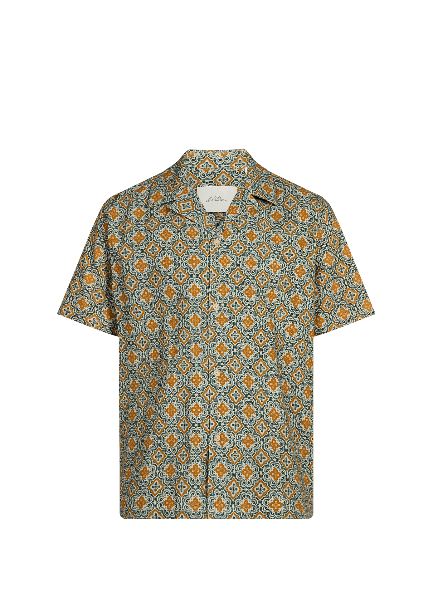 Chemise à motif Lukas Arabesque LES DEUX Vert
