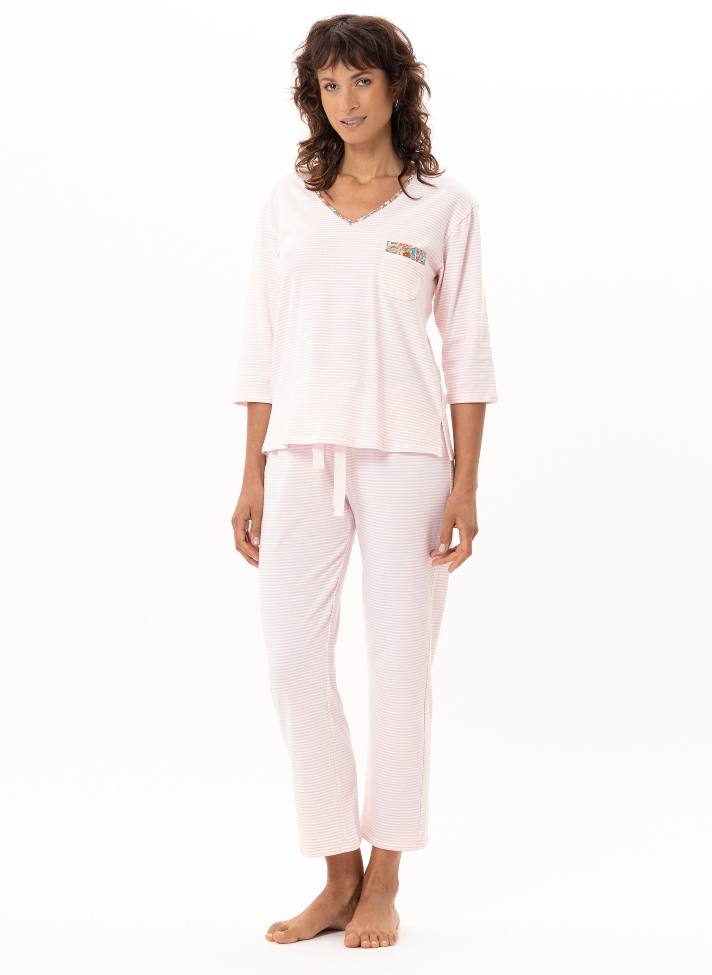 Pyjama en coton garden 202 LE CHAT Multicolore