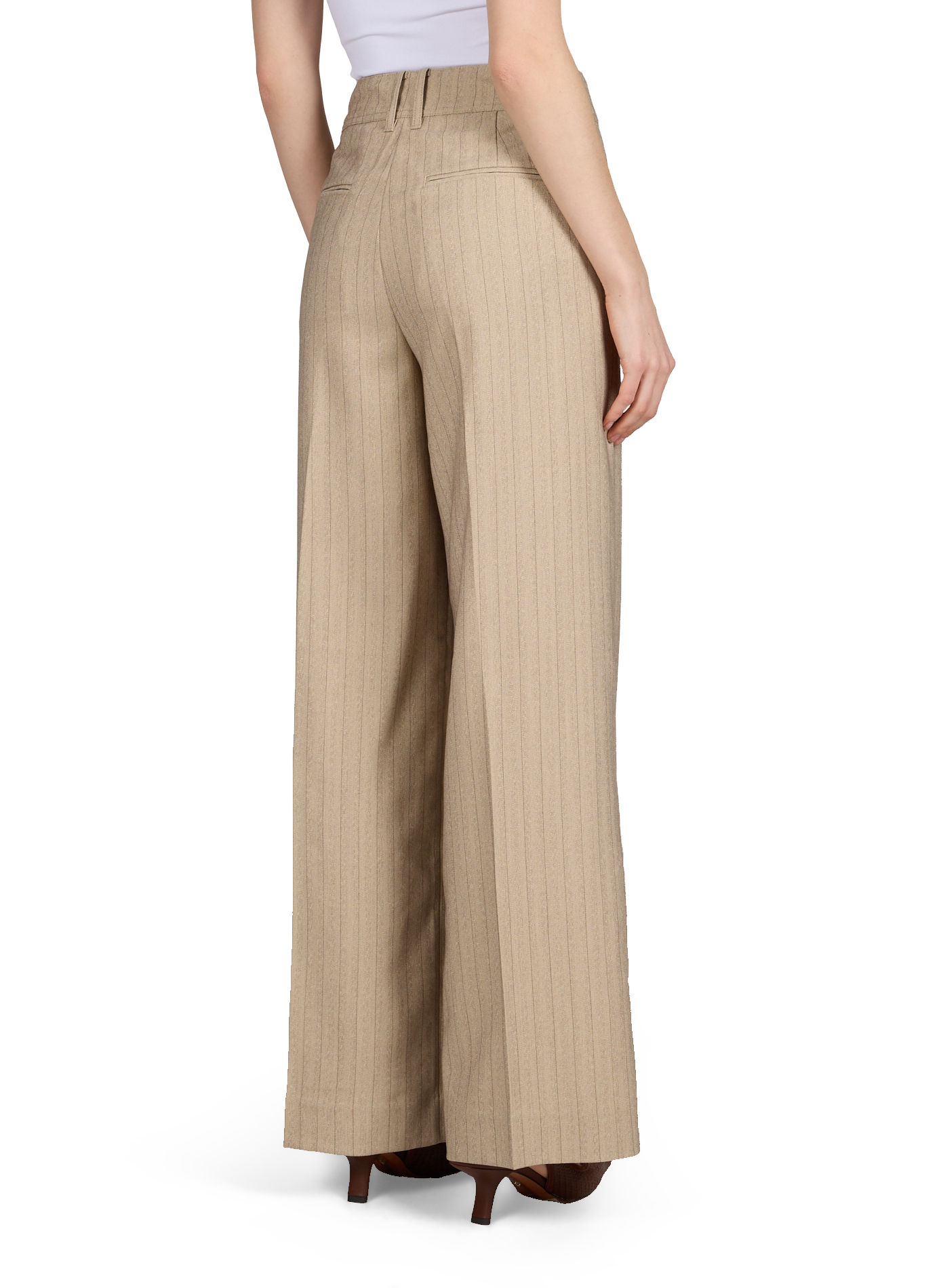 Pantalon large  ROUGE EDIT Gris