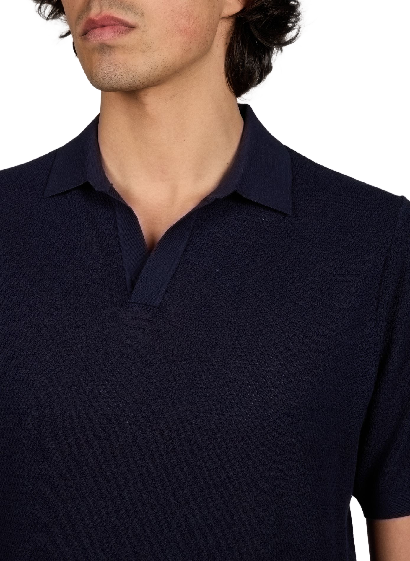 Sloan Mesh Buttonless Cardigan MC2 SAINT BARTH Blue