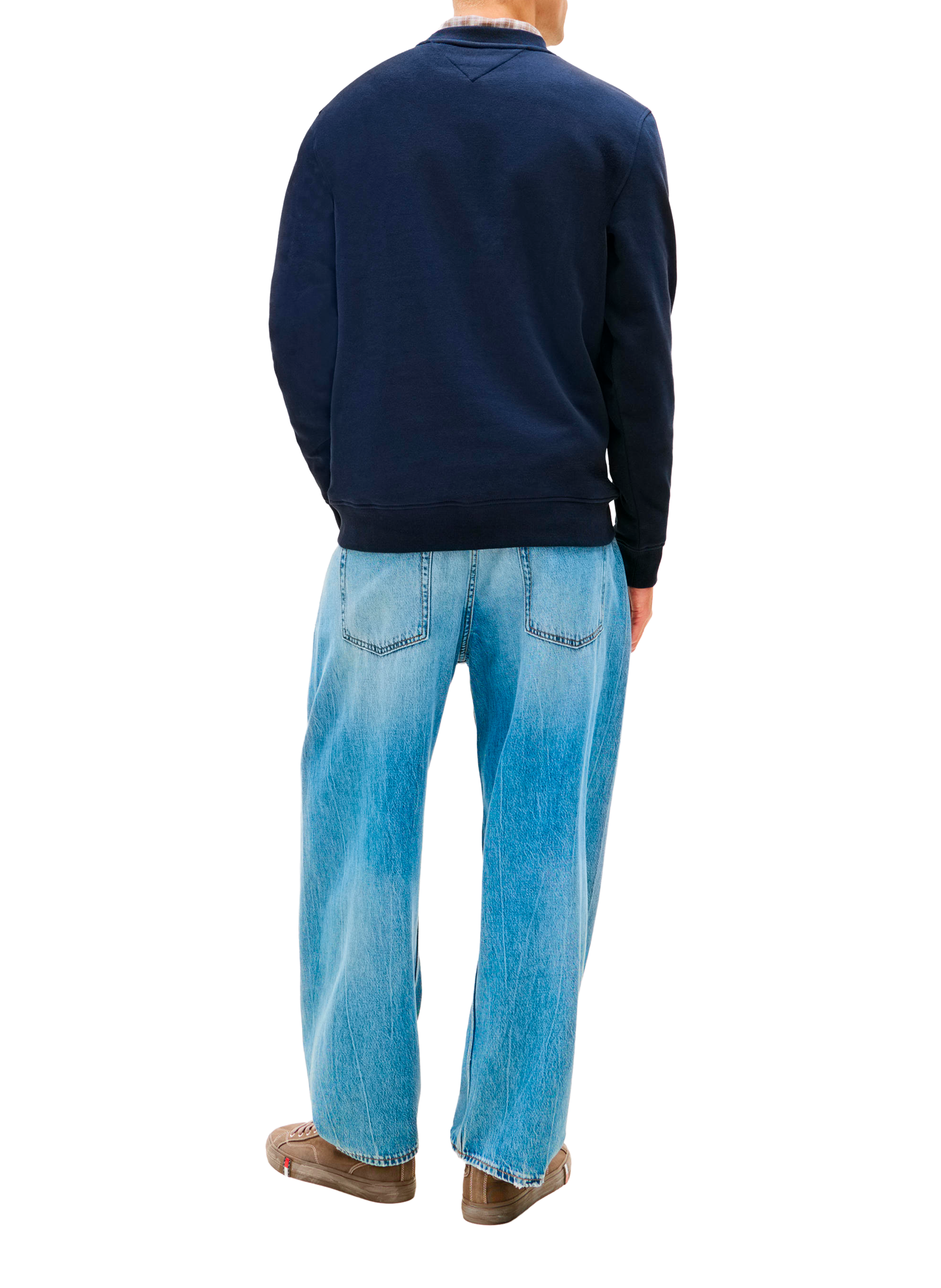 Sweat droit en coton mélangé TOMMY HILFIGER Multicolore