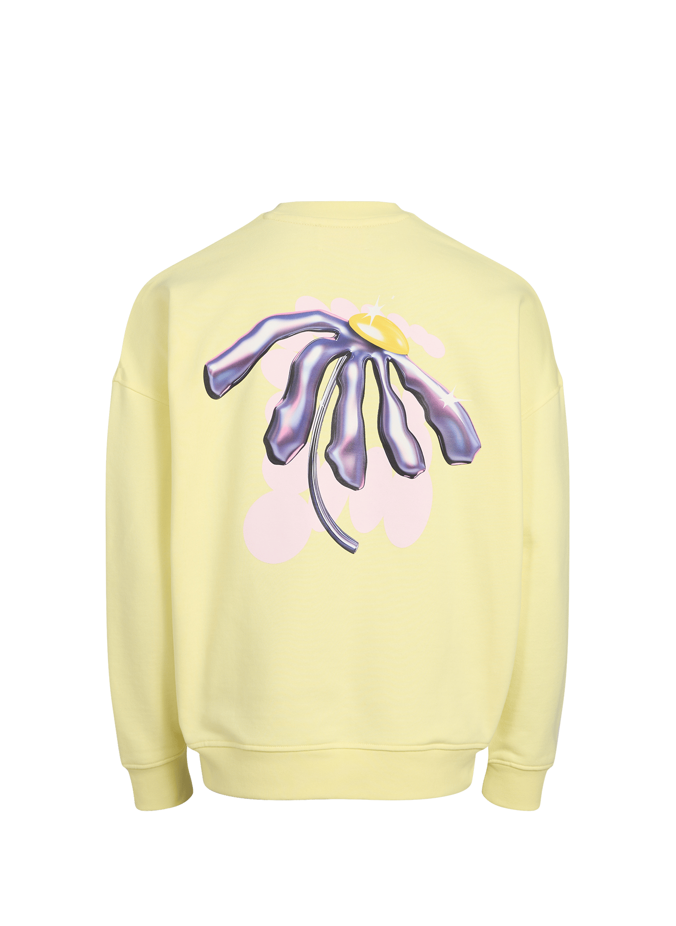 Ruben Bloom cotton sweatshirt GERTRUDE ET GASTON Yellow