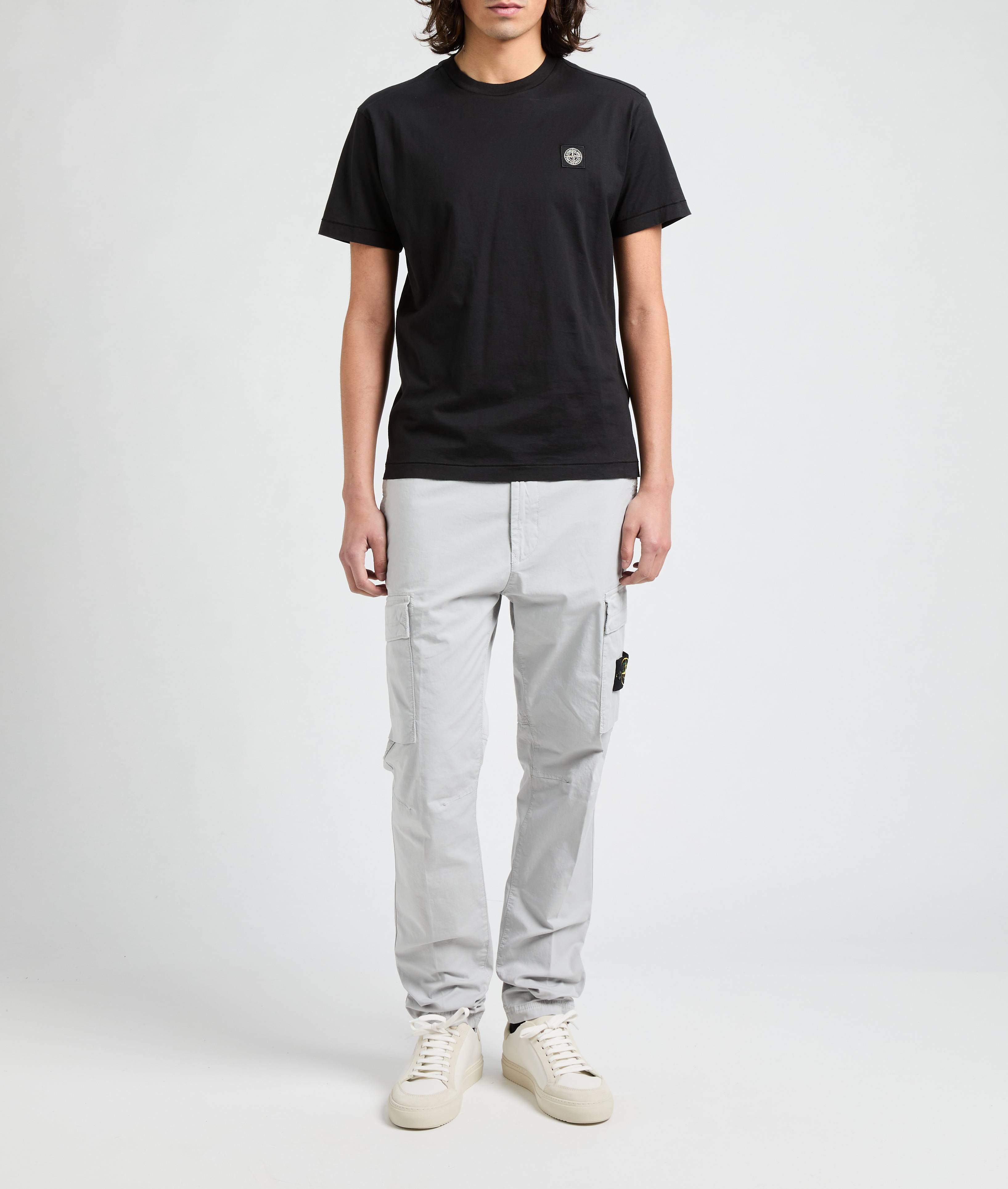 Maglietta in cotone Nero