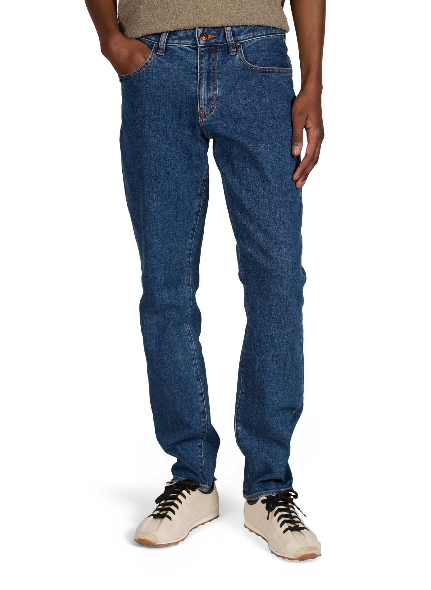 Cotton-blend slim-fit jeans ARMANI EXCHANGE Blue