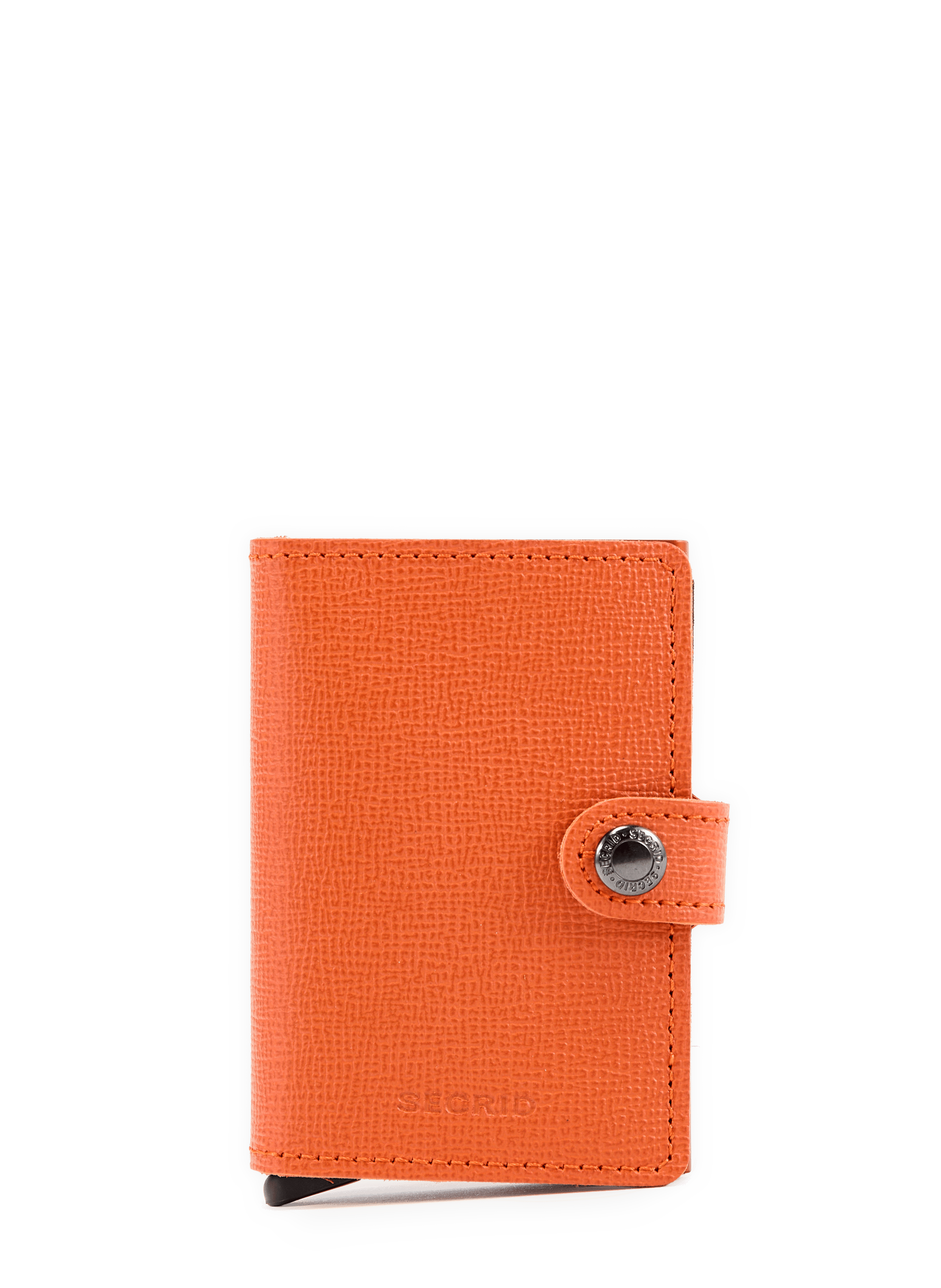 Mixed leather card protector wallet SECRID Orange