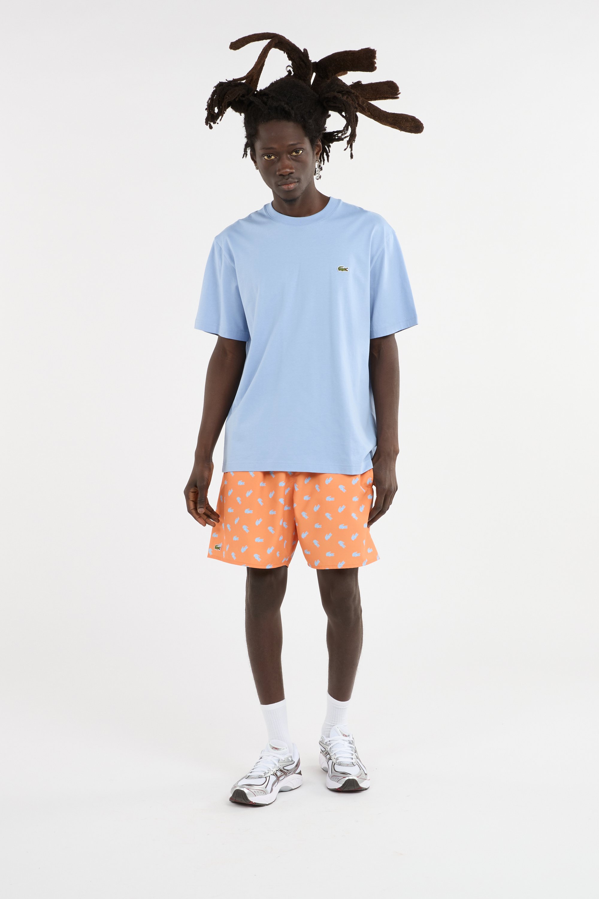 Short de bain maillot de bain LACOSTE Orange