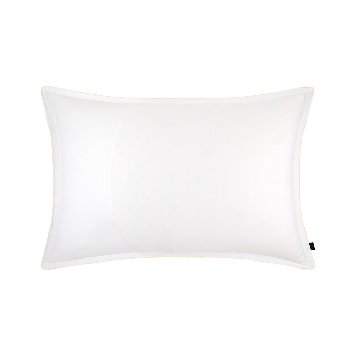 Taie d'oreiller en satin de coton, lattice BOSS HOME Blanc