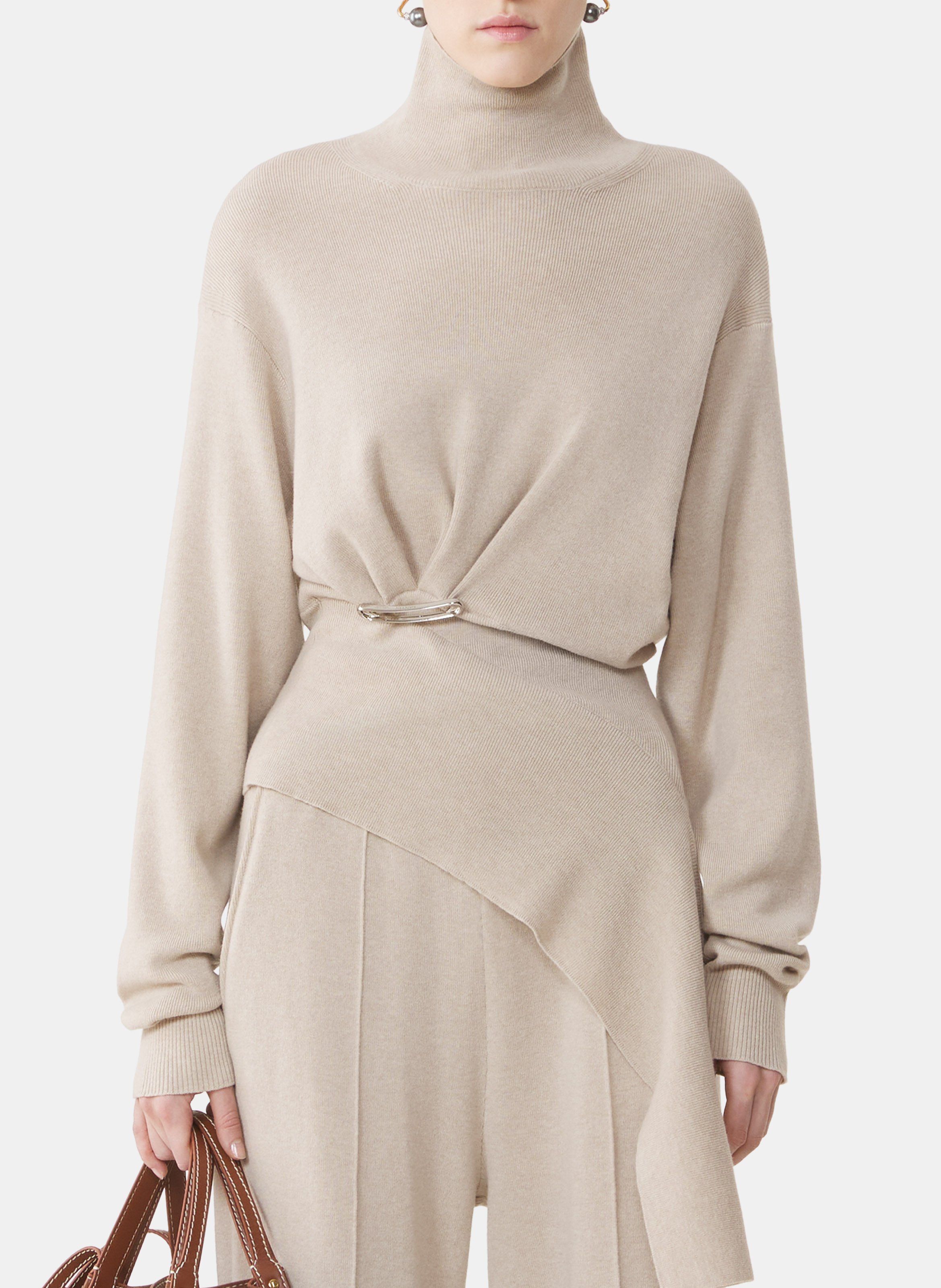 Pull en laine et cachemire LANVIN Blanc