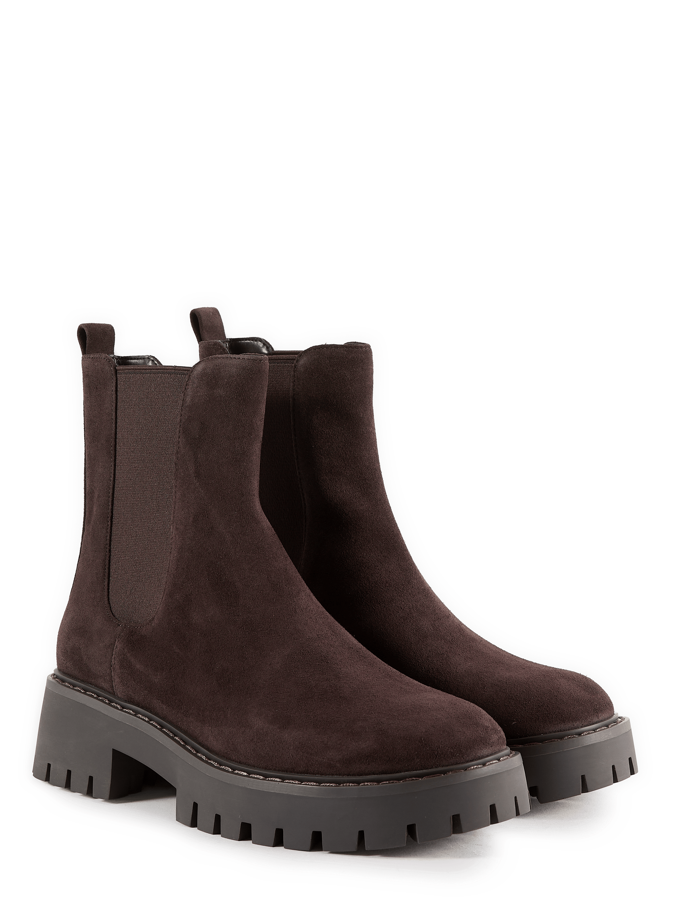 Laars Asher van suède leder met studs MICHAEL KORS Bruin