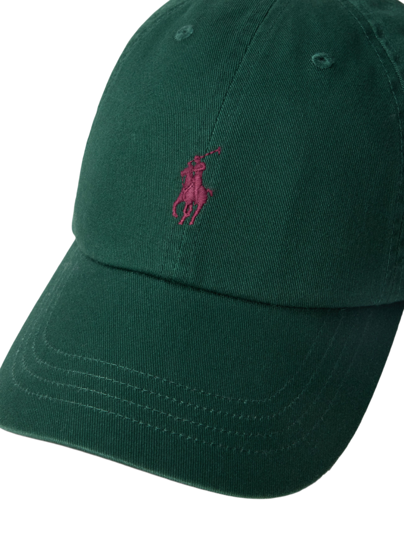 Cotton Logo Baseball Cap POLO RALPH LAUREN Green