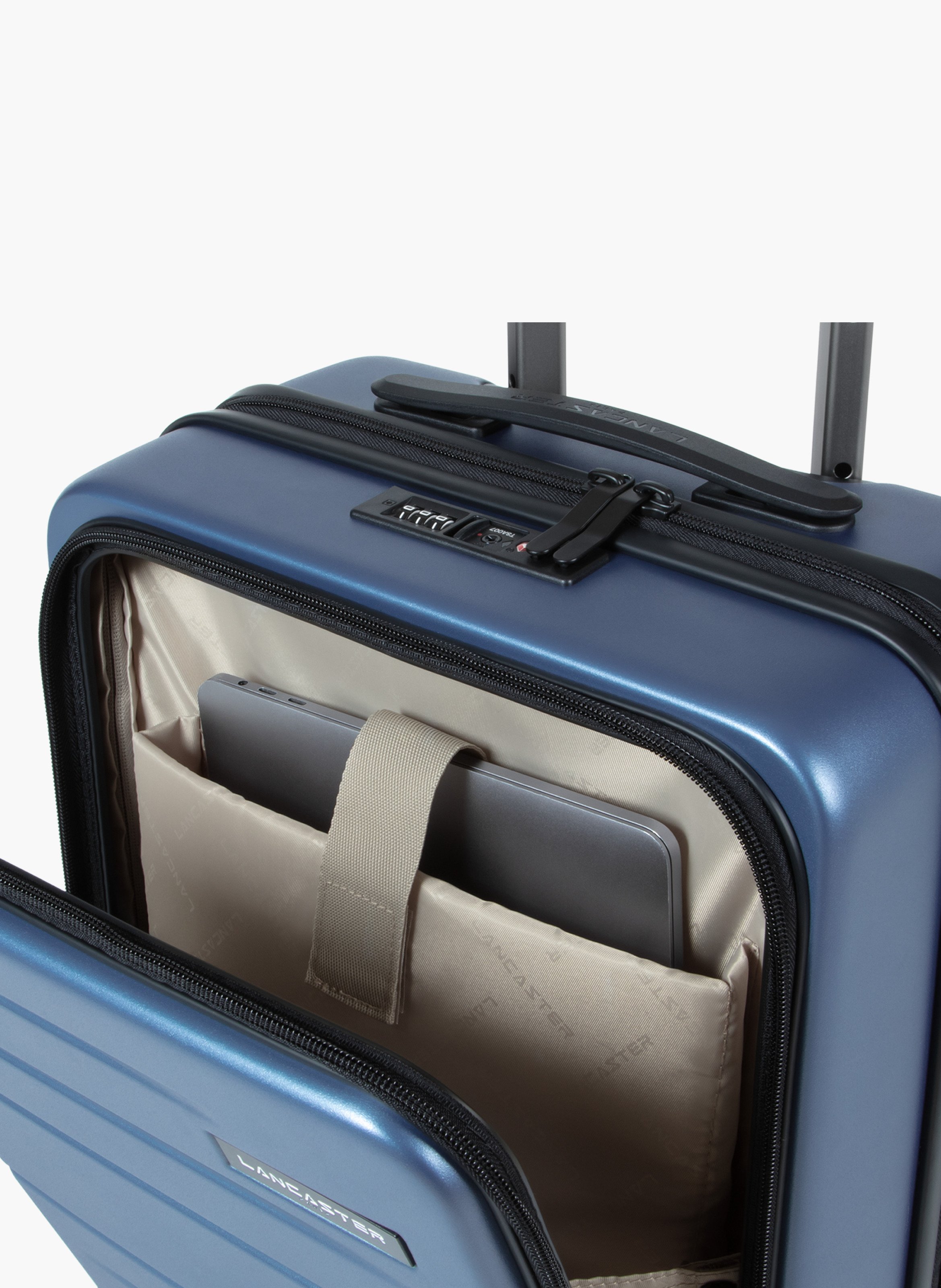 Valise cdg cabine s - bagages LANCASTER Bleu