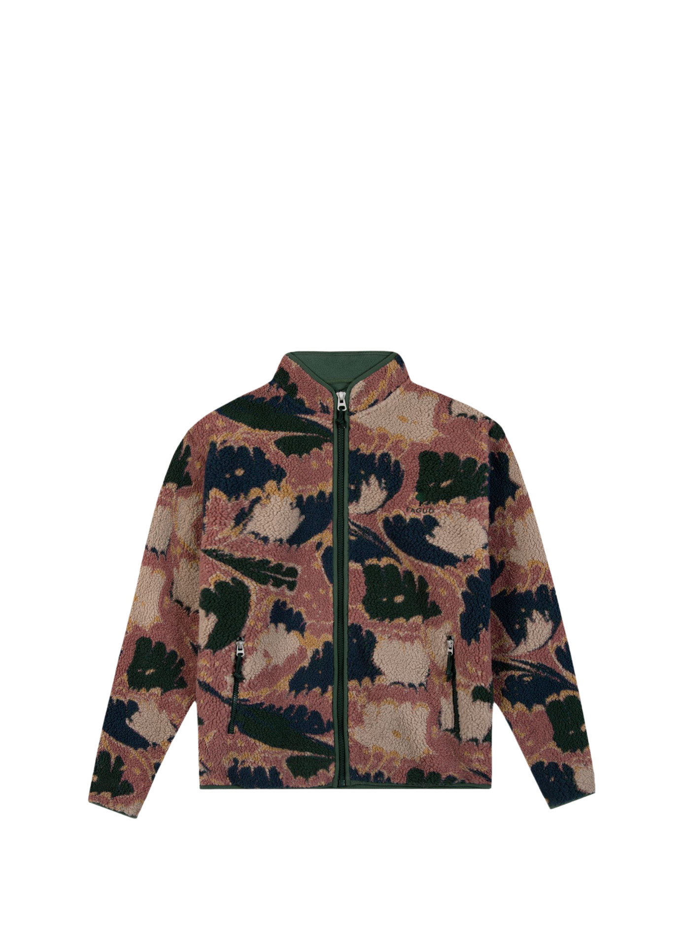 Gerade geschnittene Sherpa-Jacke Senonche FAGUO Rosa