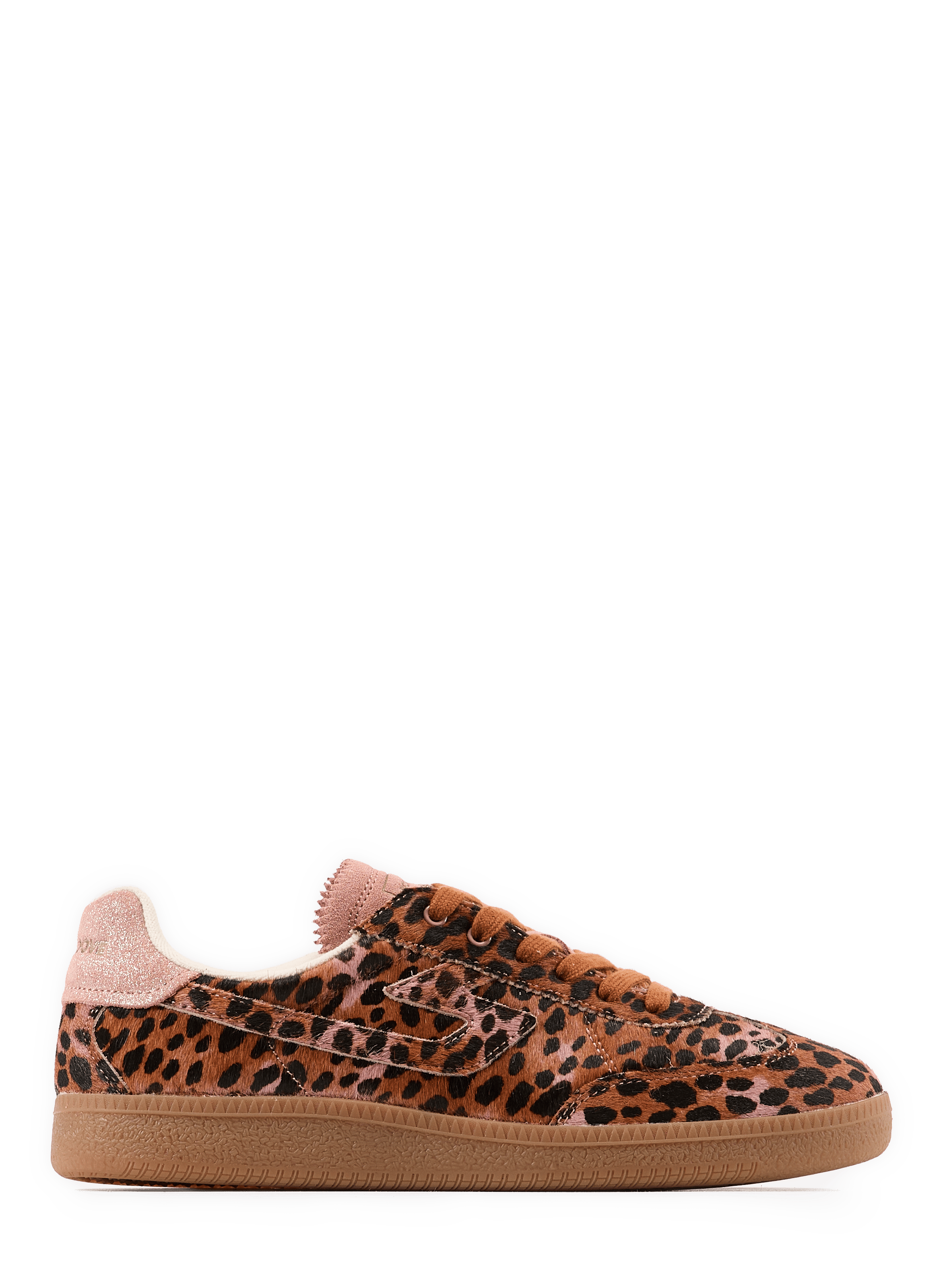 Baskets basses en cuir à motif animalier SCHMOOVE Mehrfarbig