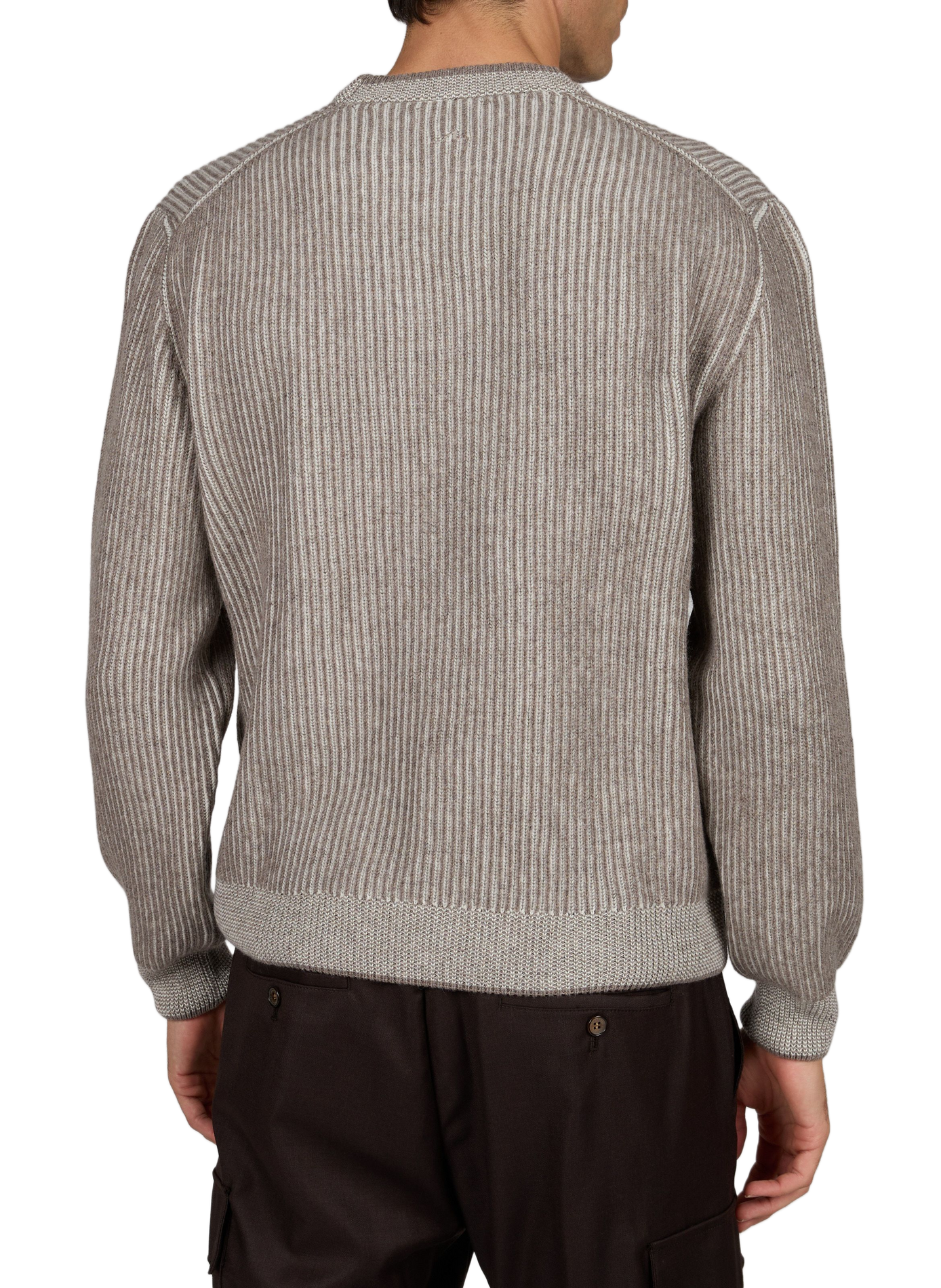 Straight wool and cashmere sweater | White PAUL & SHARK Men