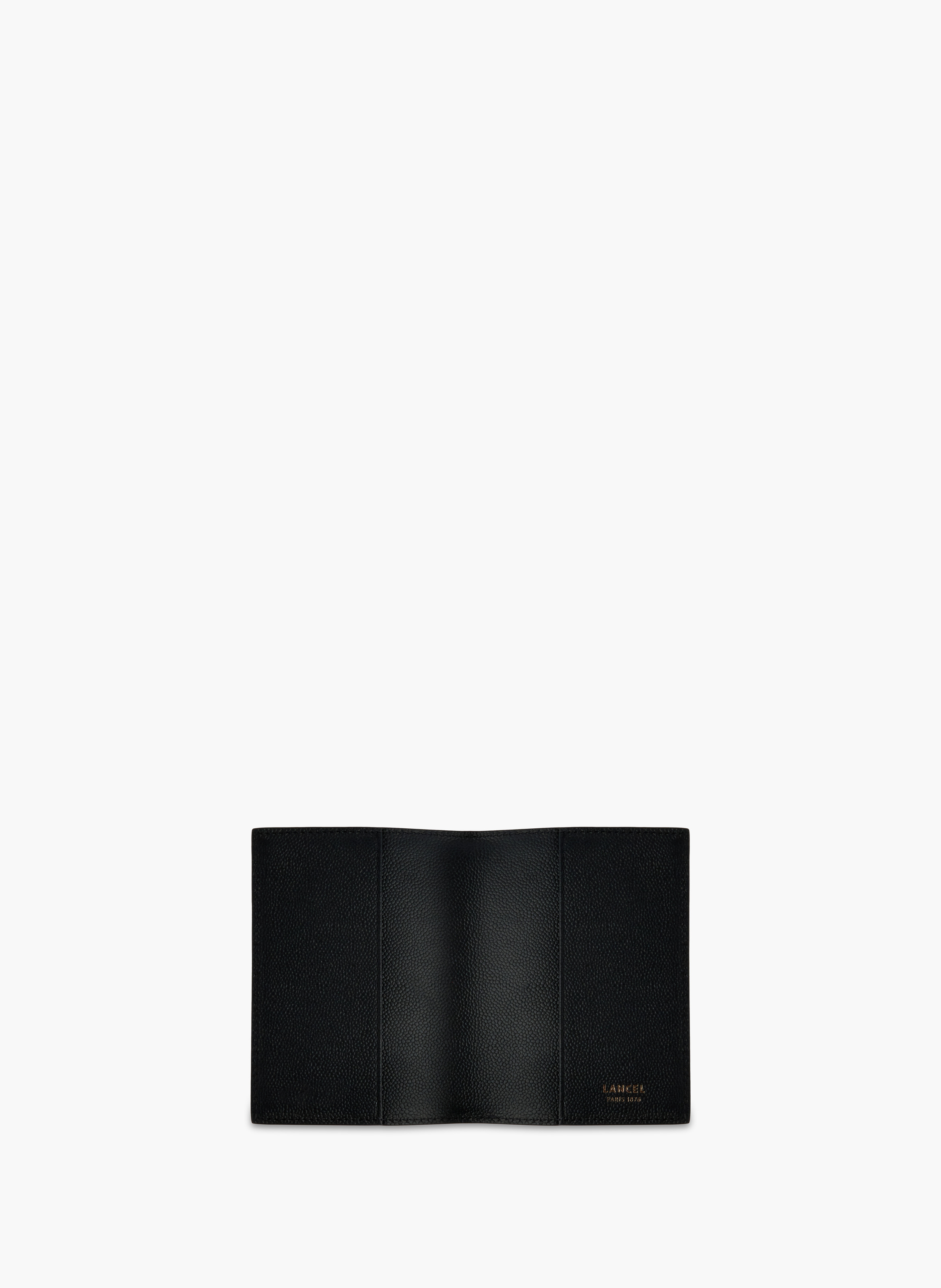 Porte-passeport charlie de lancel en cuir LANCEL Noir