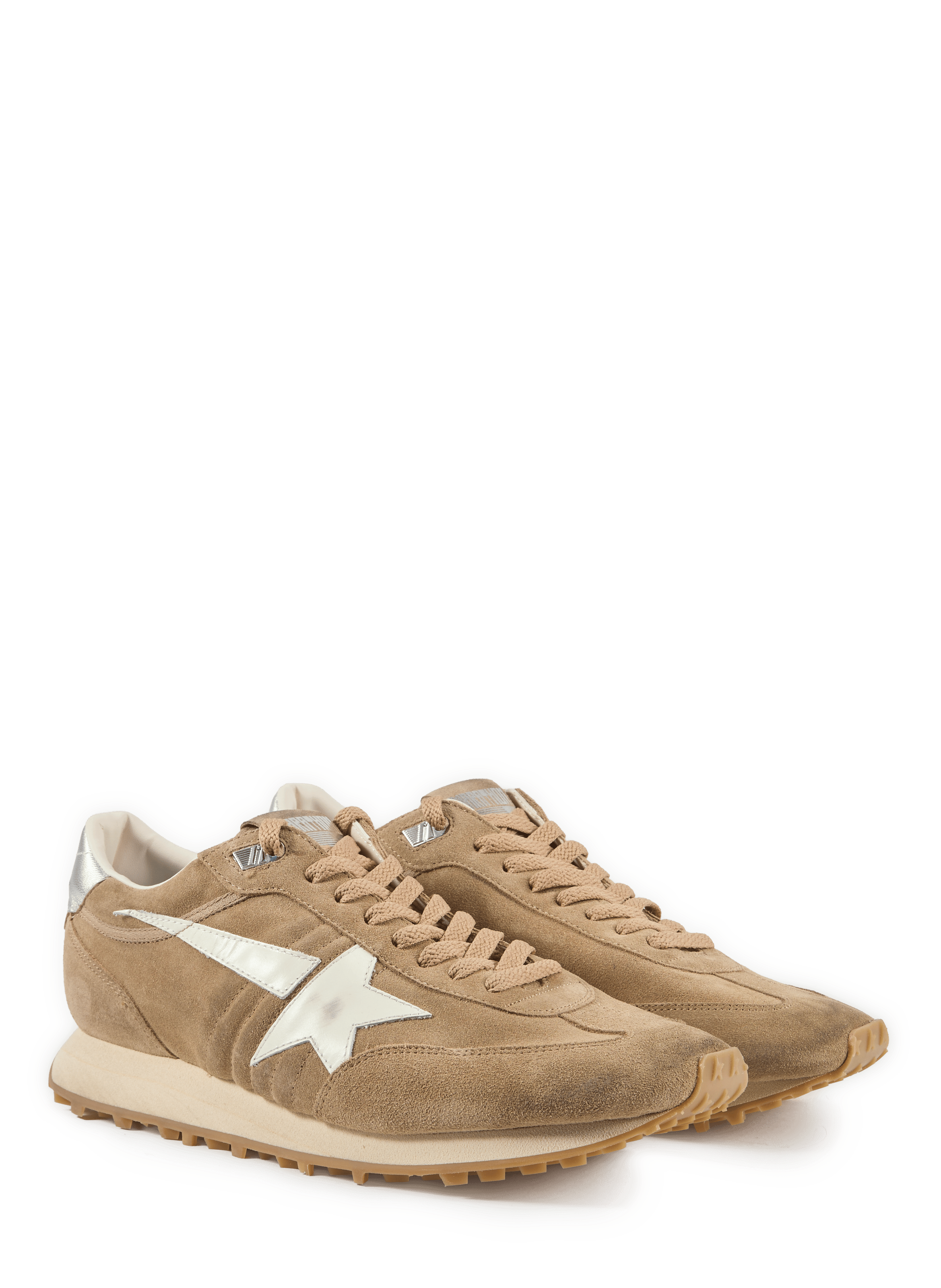 Low-top leather sneakers GOLDEN GOOSE Beige