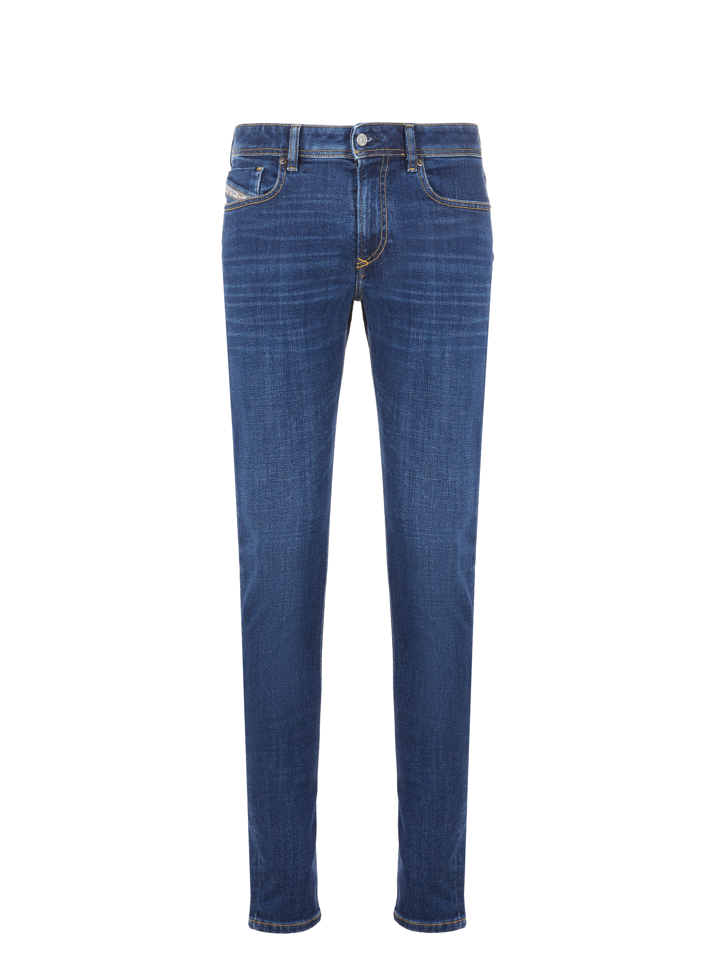DIESEL Straight-cut cotton jeans  Blue
