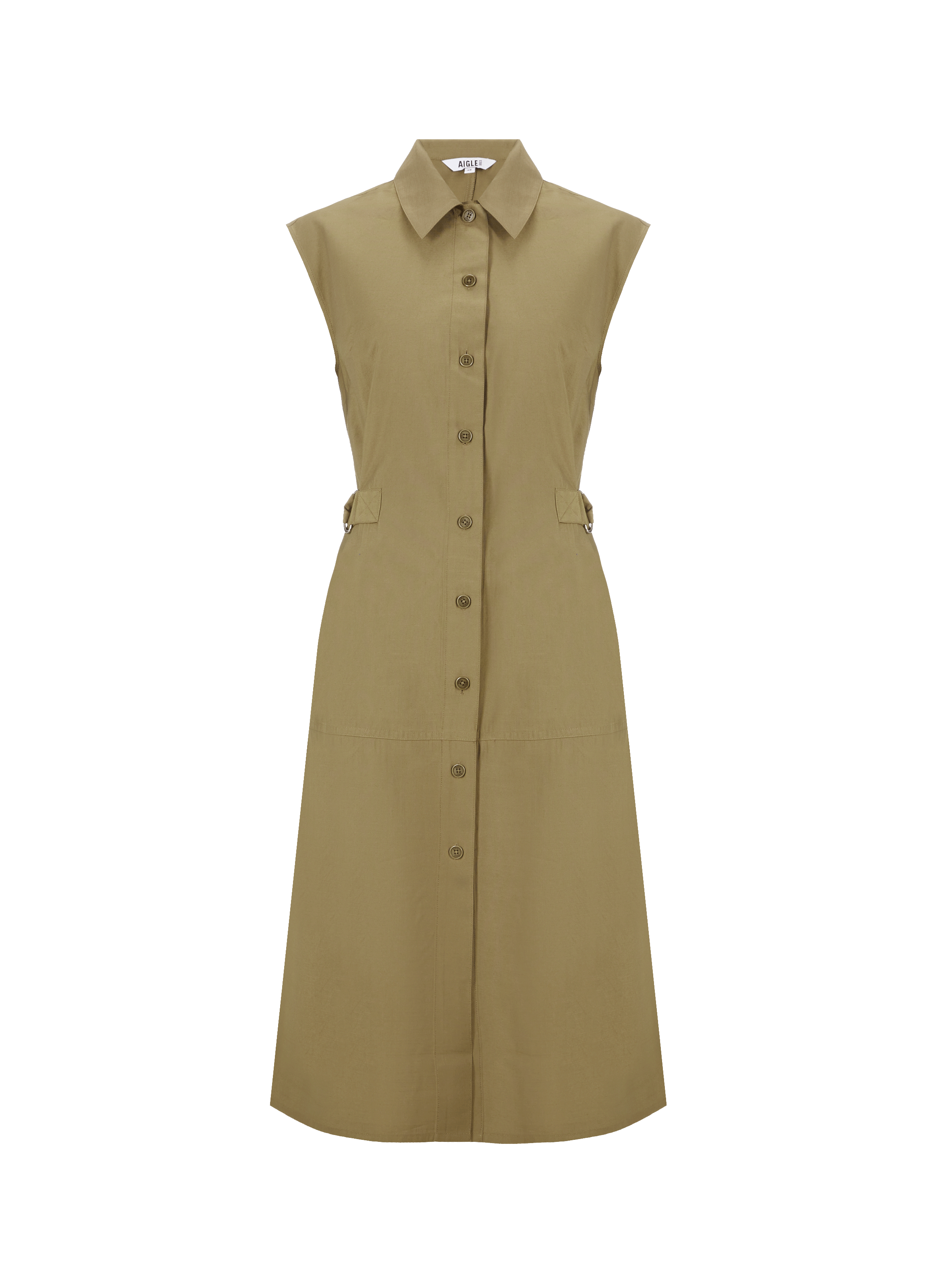 Robe midi en lyocell