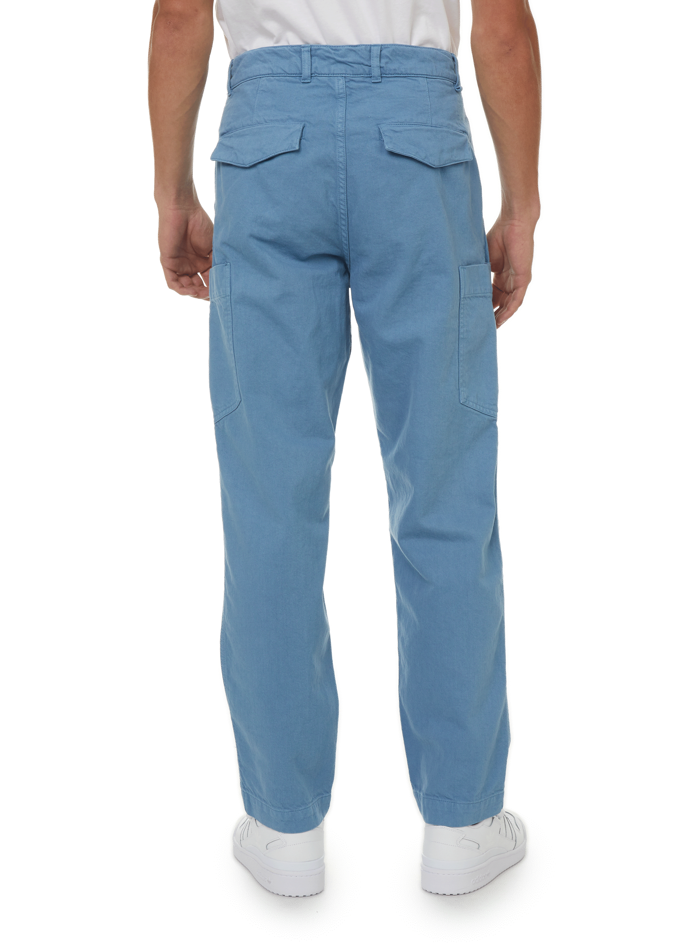 Pantalon cargo en coton SAISON 1865 Vert